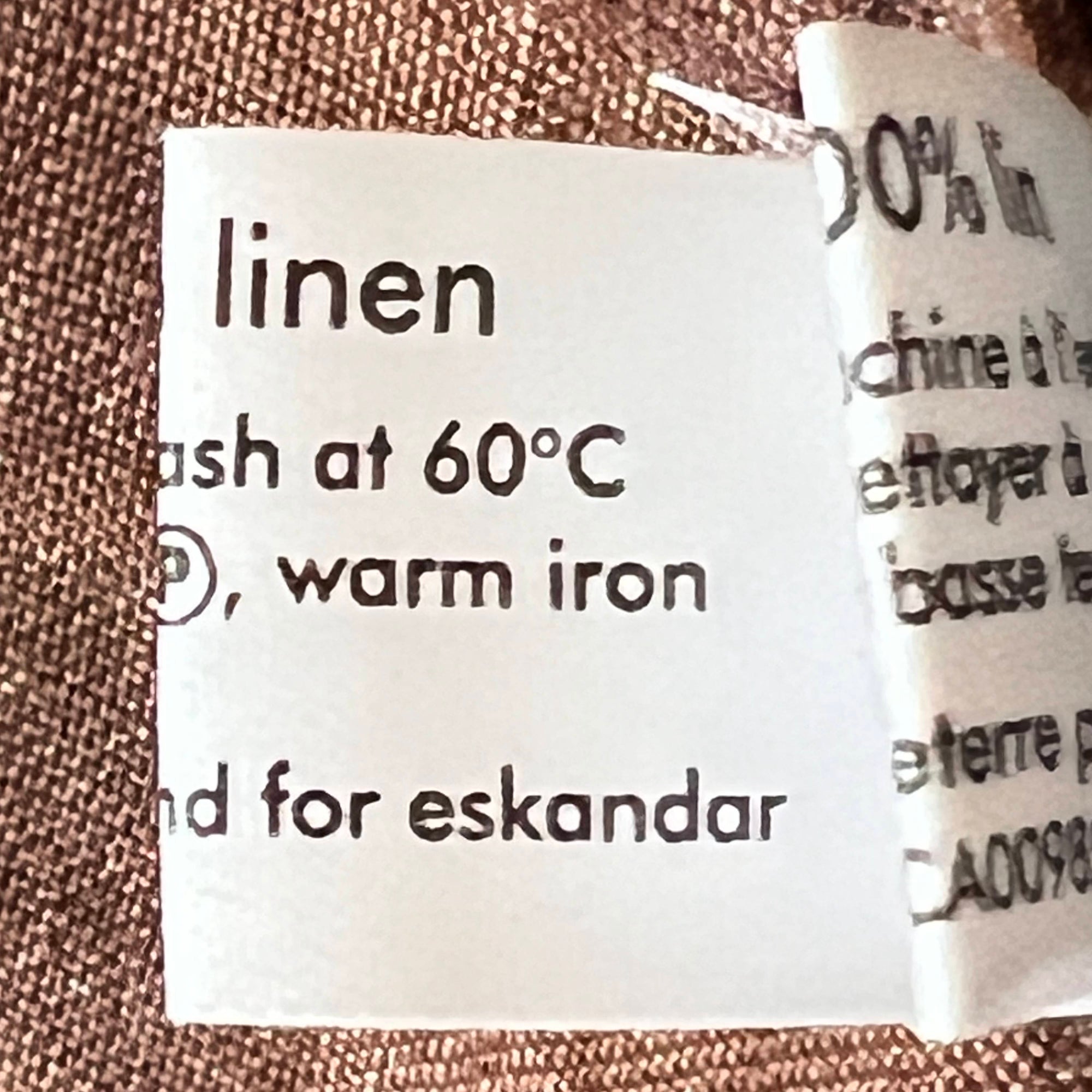 Vintage Eskandar Linen Coat Aboriginal Kimono Duster Size 2