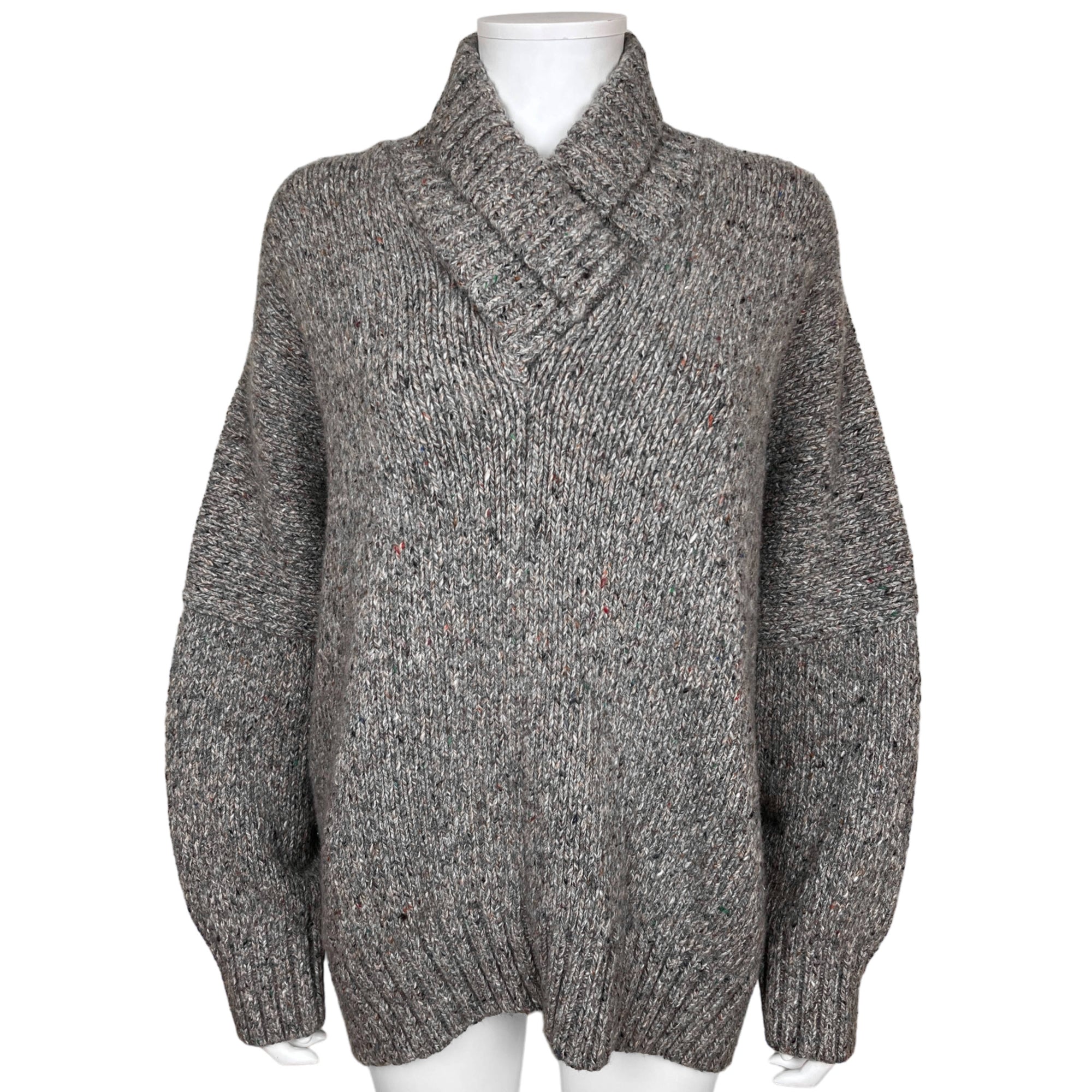 Eskandar Pullover Sweater Merino Wool Cashmere Blend O/S