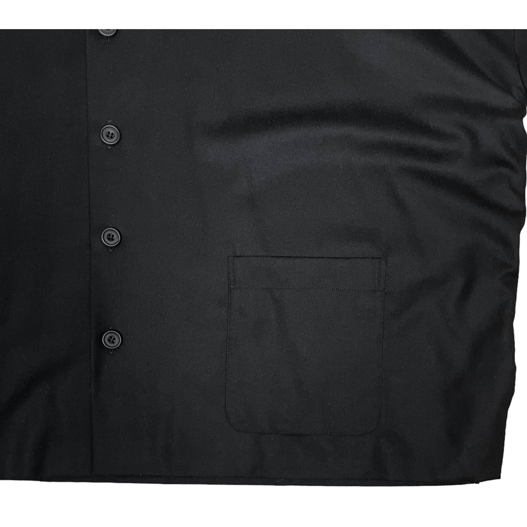 Vintage Eskandar Jacket Black Wool Blend Gender Neutral Sz 0