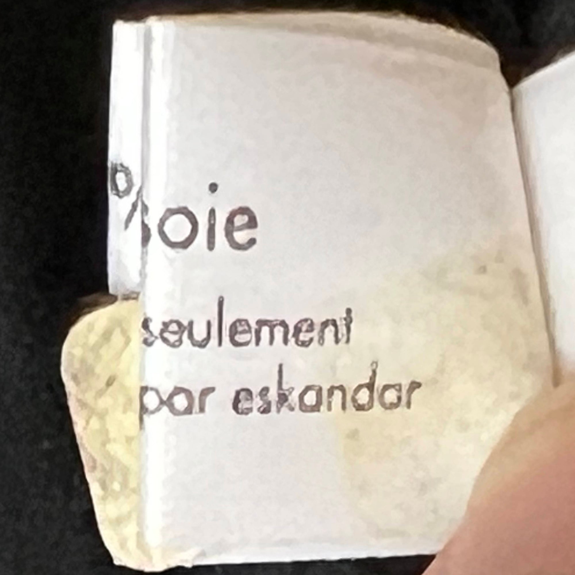 Vintage Eskandar Jacket Black Wool Blend Gender Neutral Sz 0