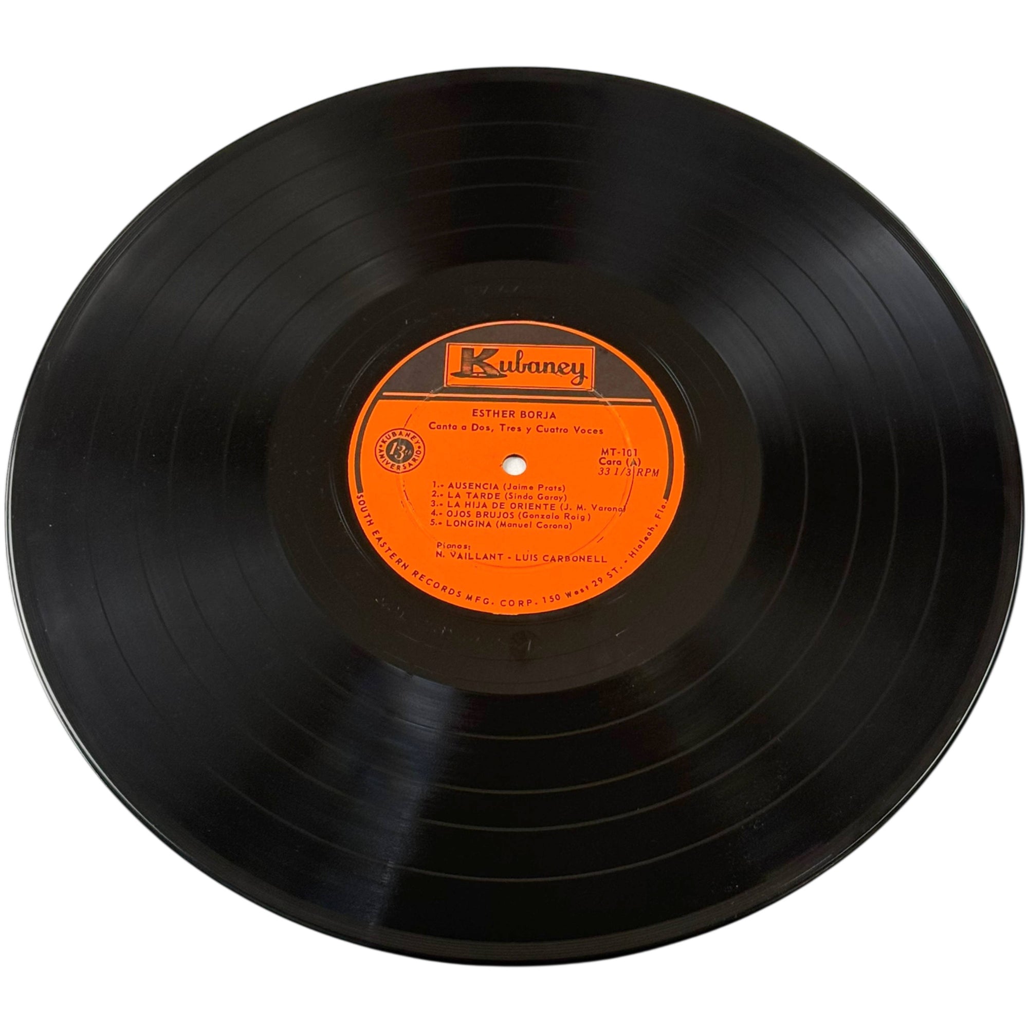 Esther Borja LP Vinyl Record Canta a Dos, Tres y Cuatro Voces VG+