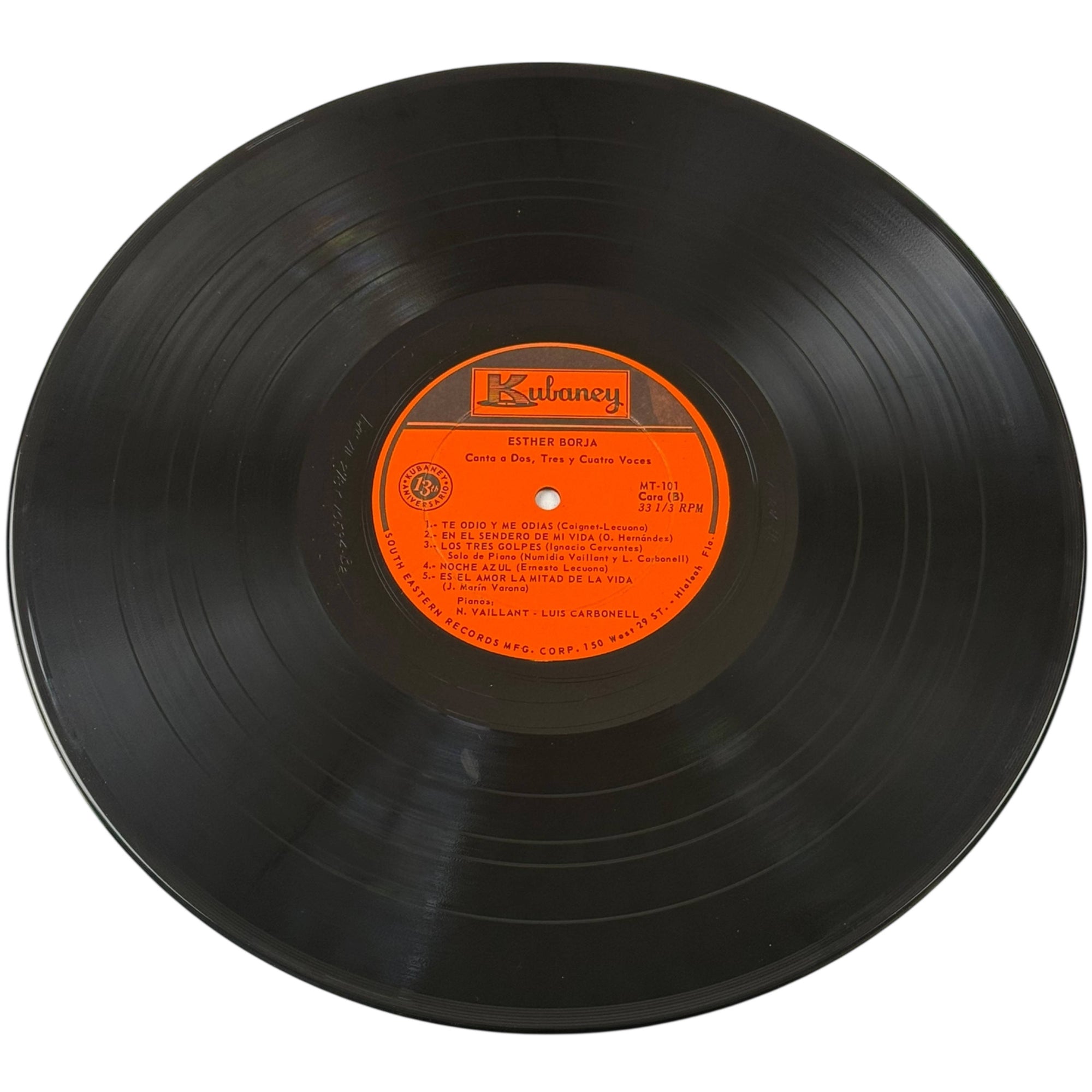 Esther Borja LP Vinyl Record Canta a Dos, Tres y Cuatro Voces VG+