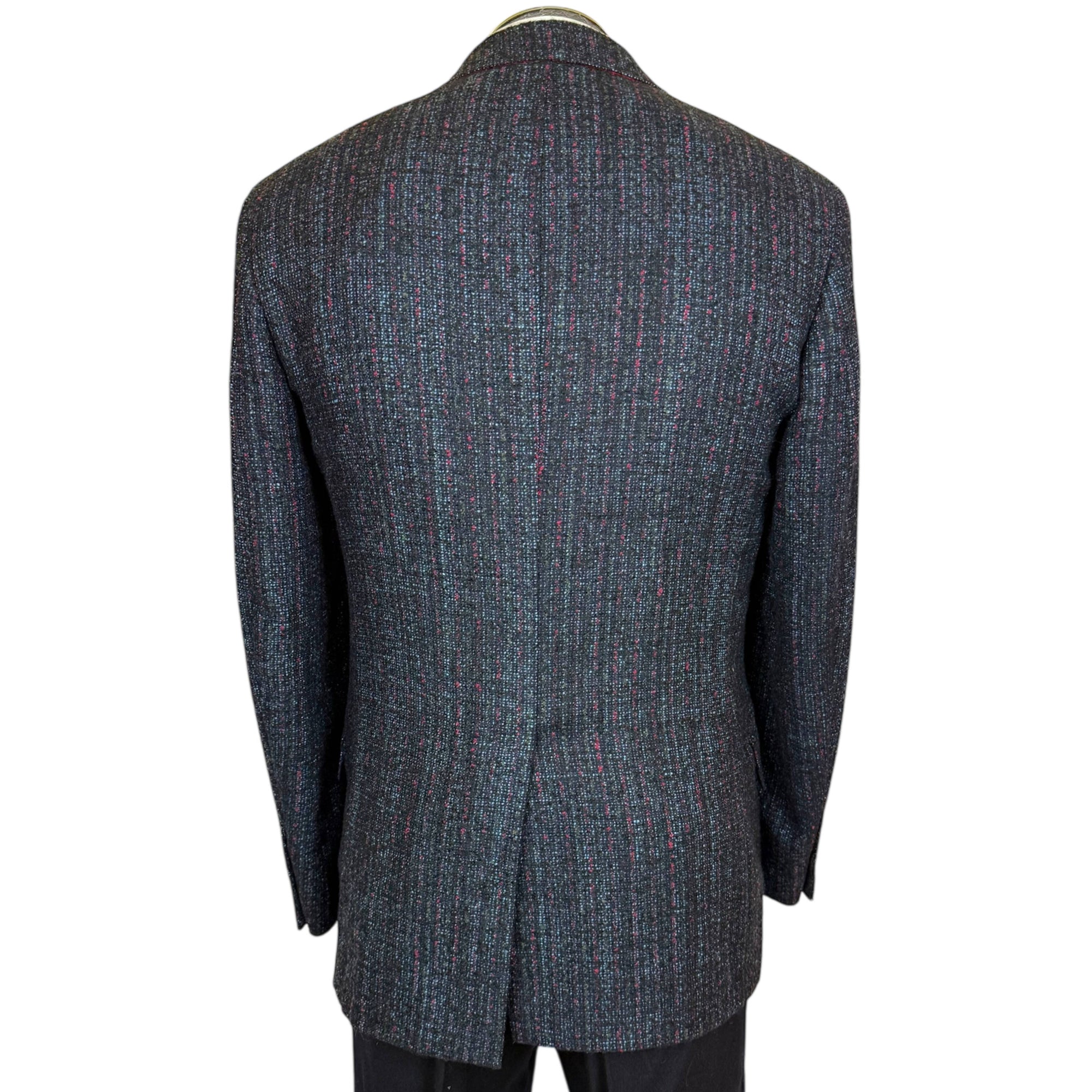 Etro Milano Blazer Italian Wool Blend Jacket Size 48