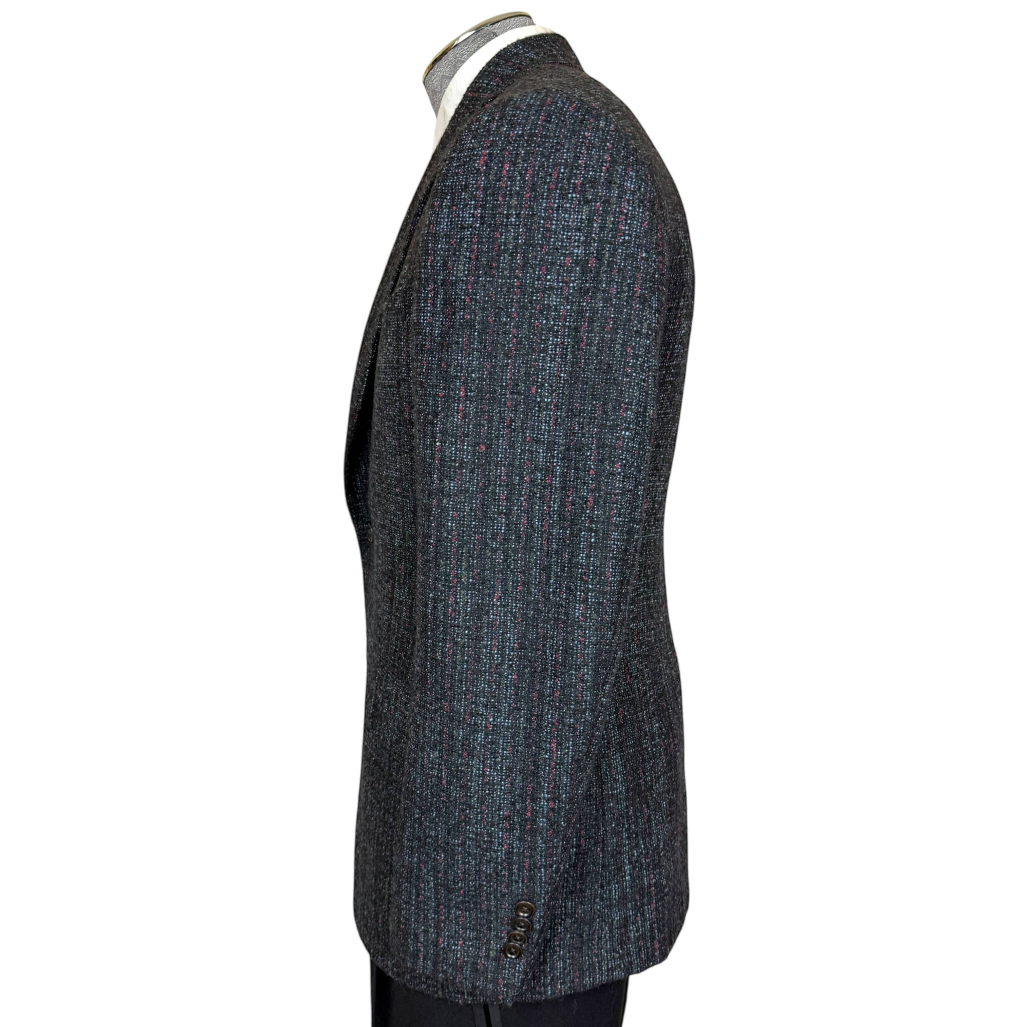 Etro Milano Blazer Italian Wool Blend Jacket Size 48