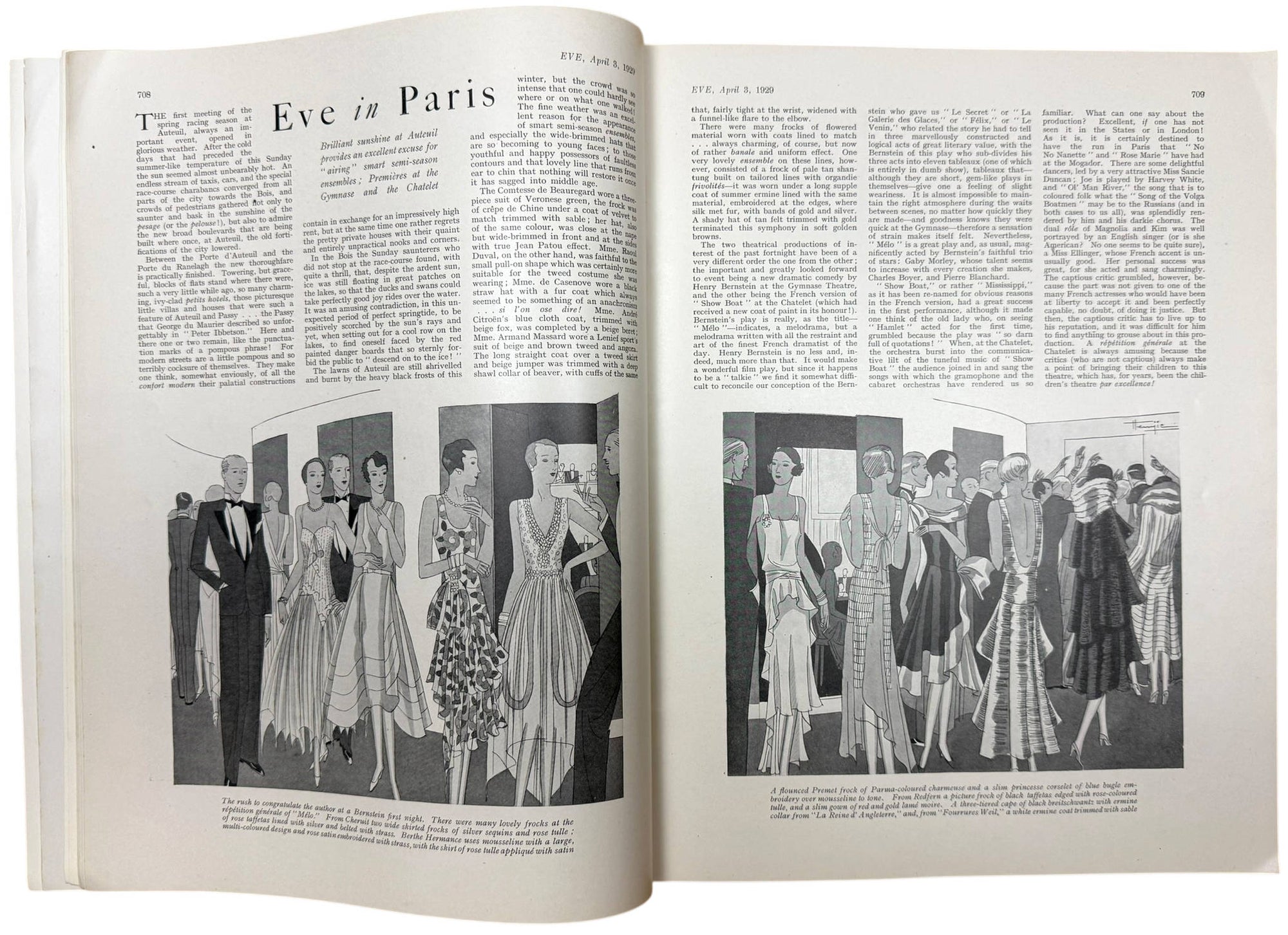Eve – 1920s British Fashion Magazine – April 3, 1929 Issue