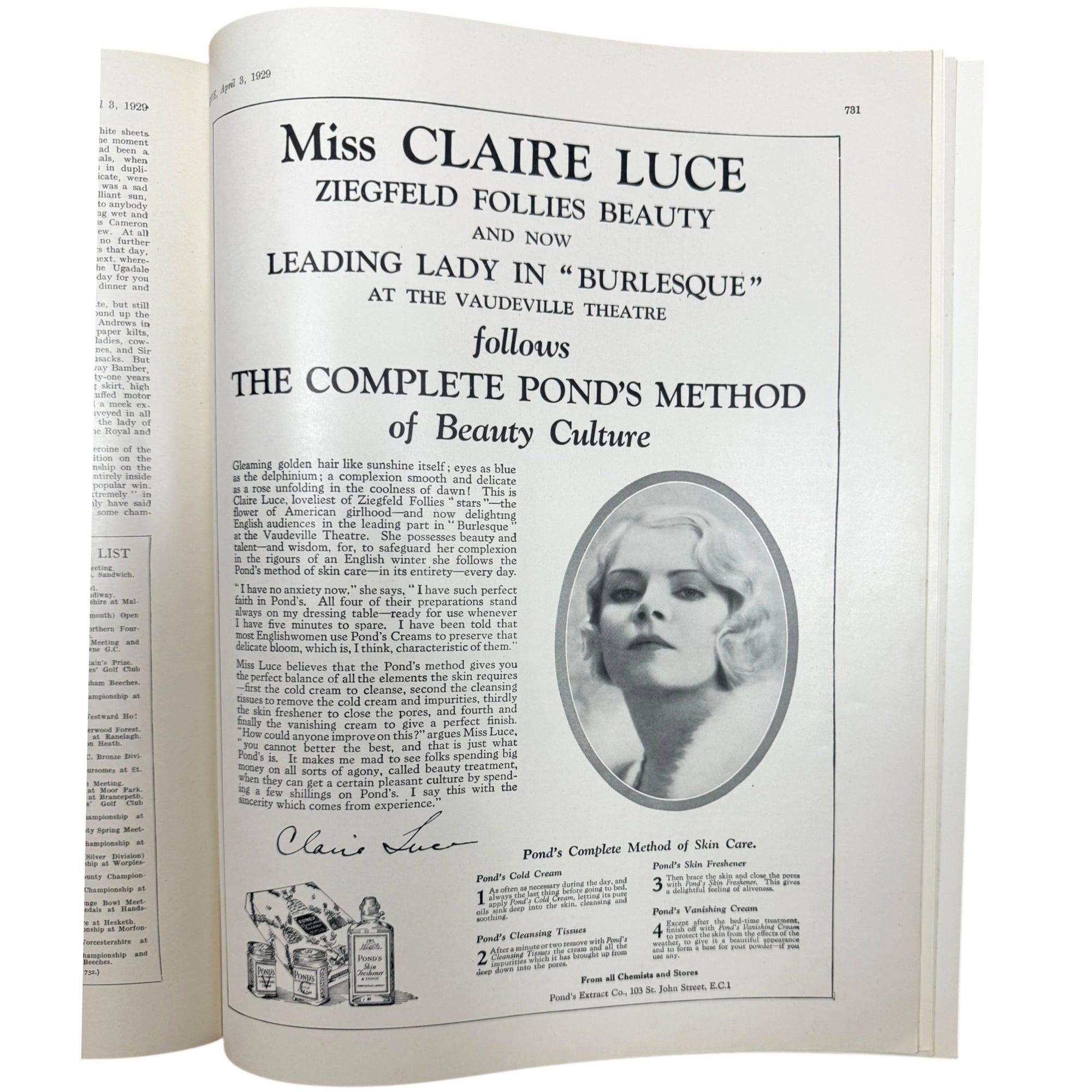Eve – 1920s British Fashion Magazine – April 3, 1929 Issue