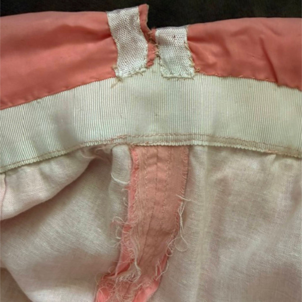 interior finishing on Fiandaca couture gown