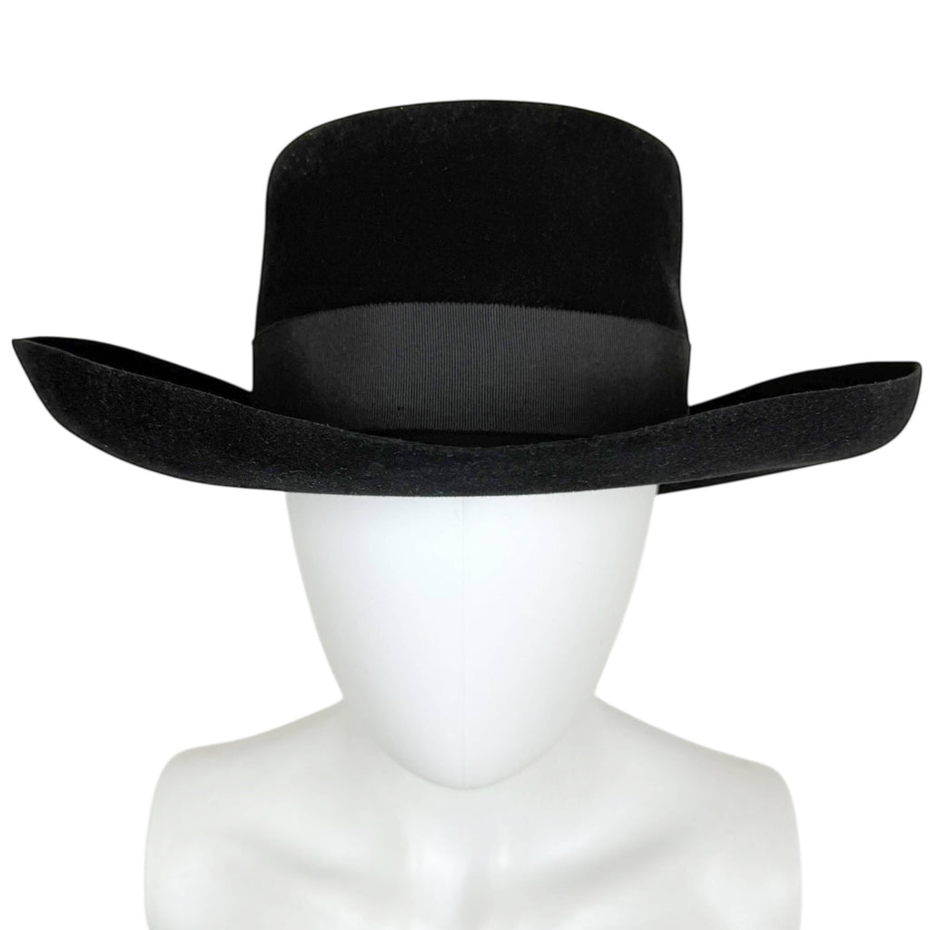 Vintage 1960s Fléchet Fur Felt Hat with Wide Pliable Brim