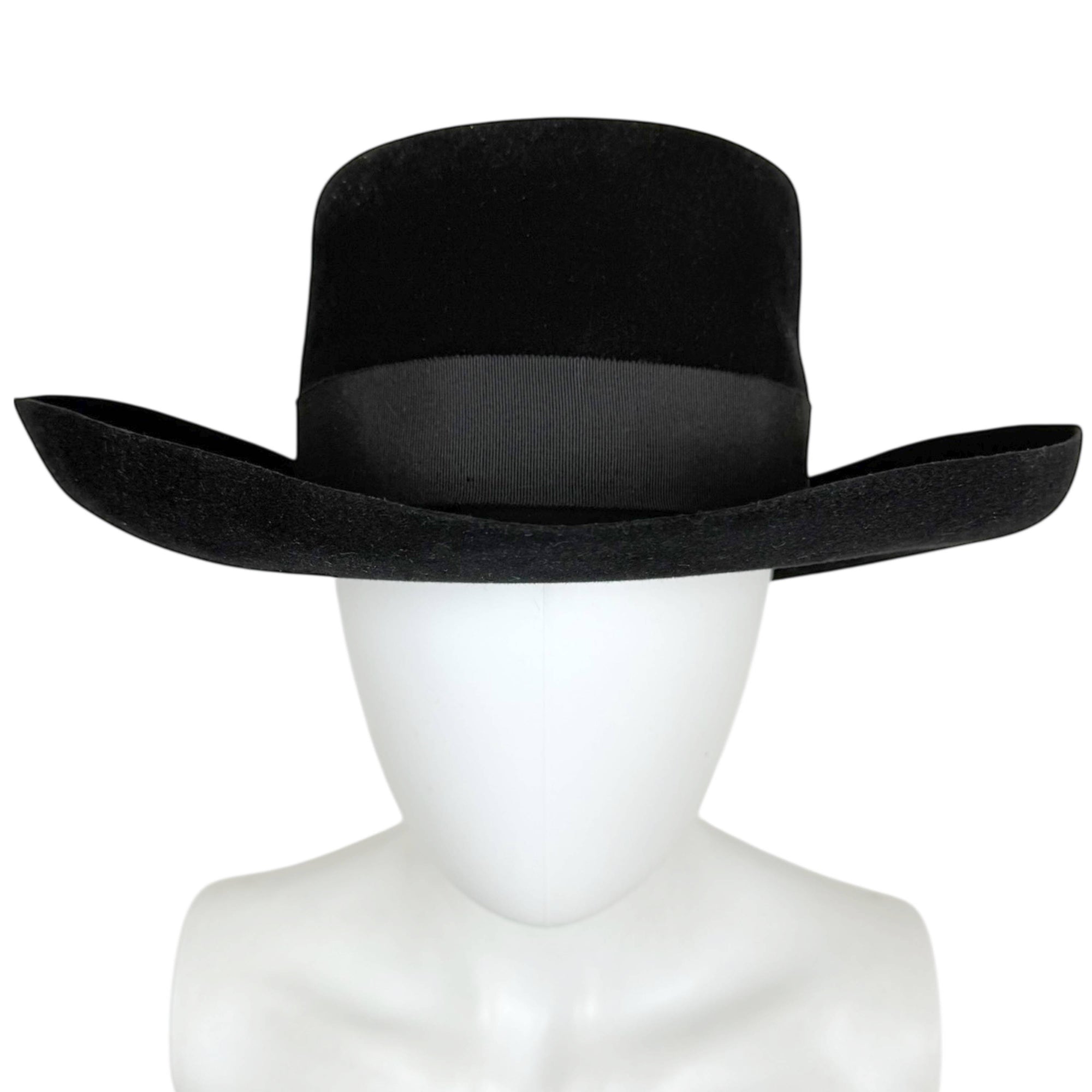 Vintage 1960s Fléchet Fur Felt Hat with Wide Pliable Brim