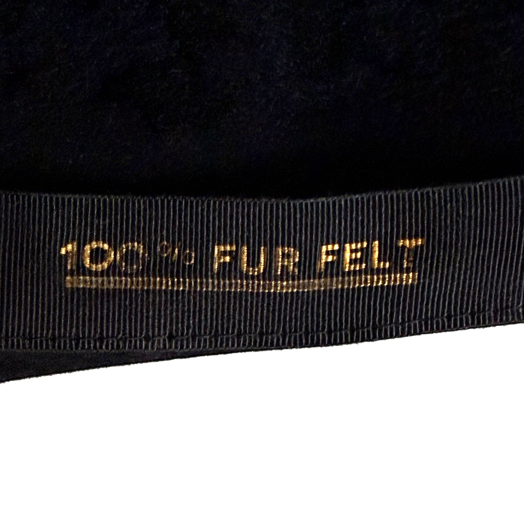 Vintage 1960s Fléchet Fur Felt Hat with Wide Pliable Brim