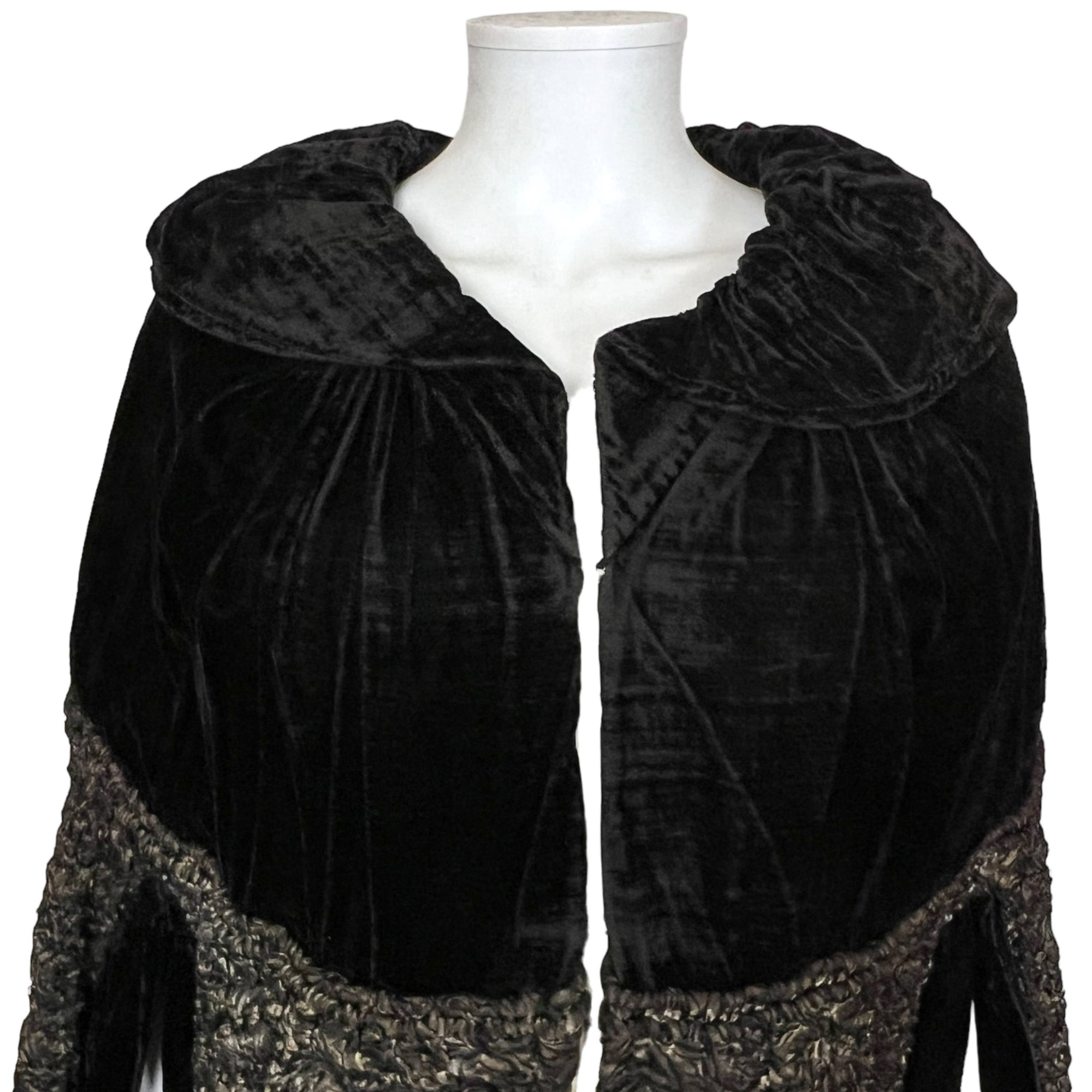 Vintage 1920s Evening Cloak Cape Florette New York Paris M