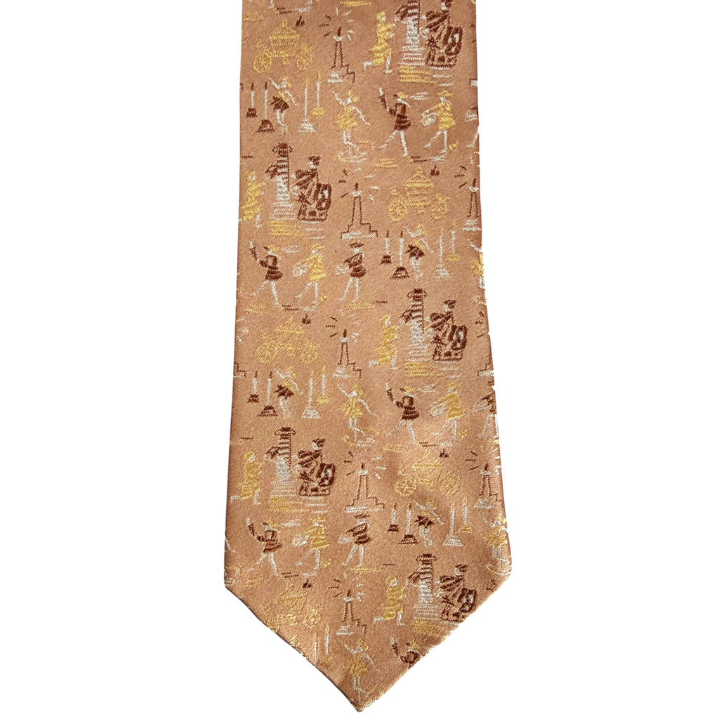 Vintage 1950s Tie Forsyth Swiss Import All Silk Warp Necktie