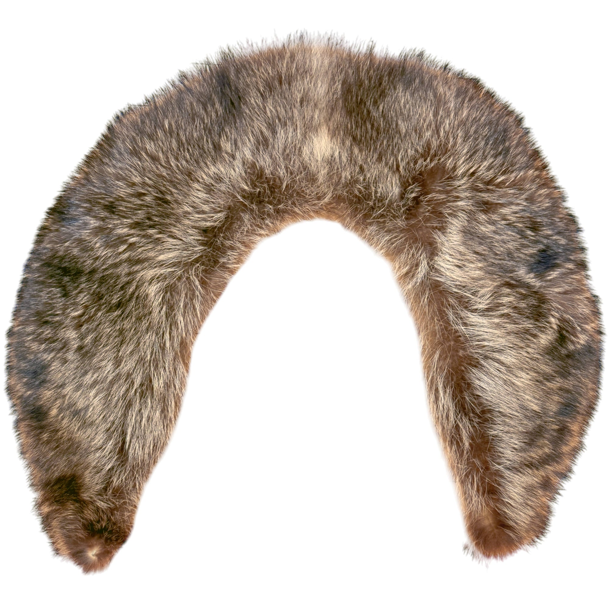 Vintage Fox Fur Collar Brown One Size Fits All