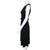 Vintage 1960s Black Velvet Dress Francis Gale by Parkway M