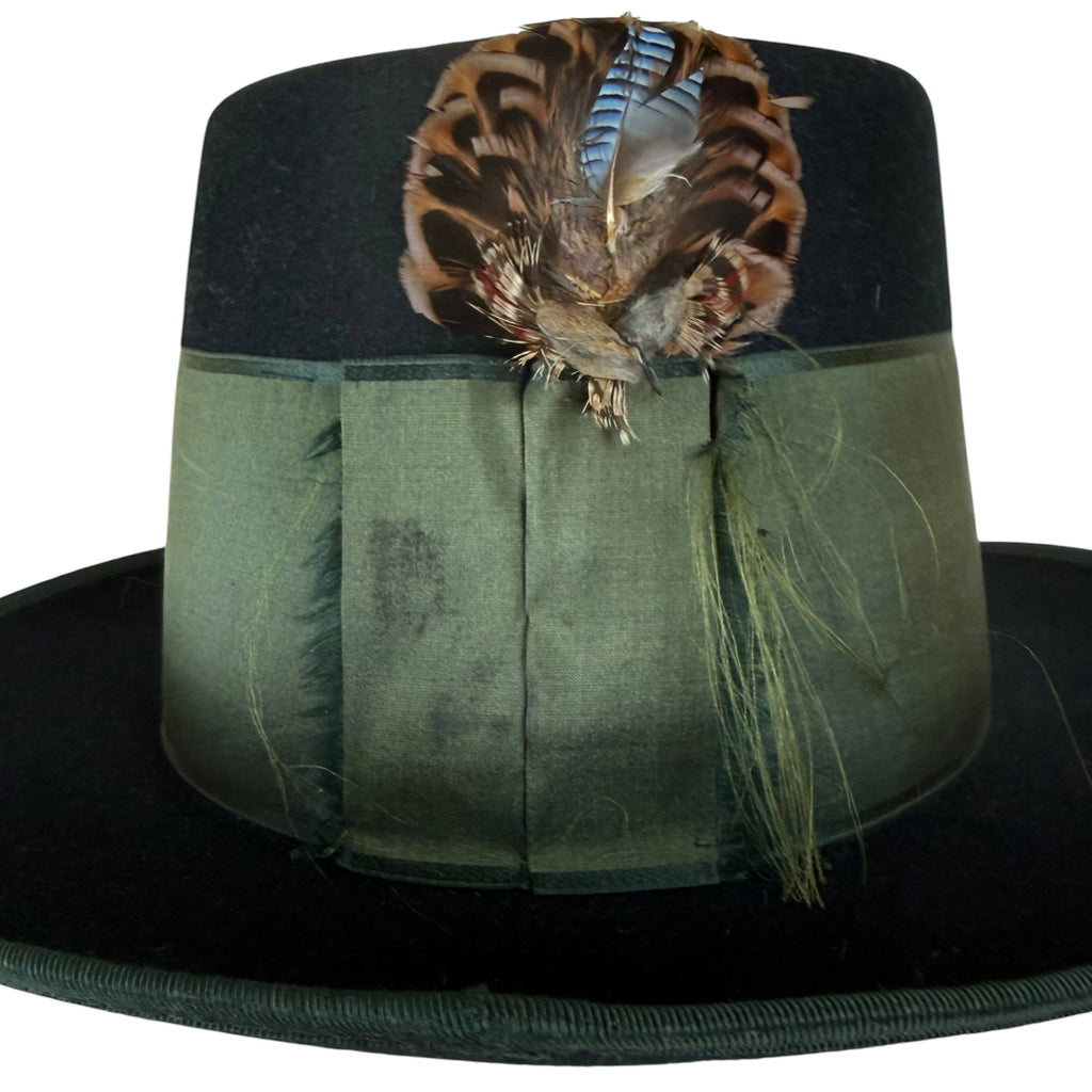 Franz Bittner Alpine hat showing feather and ribbon detail