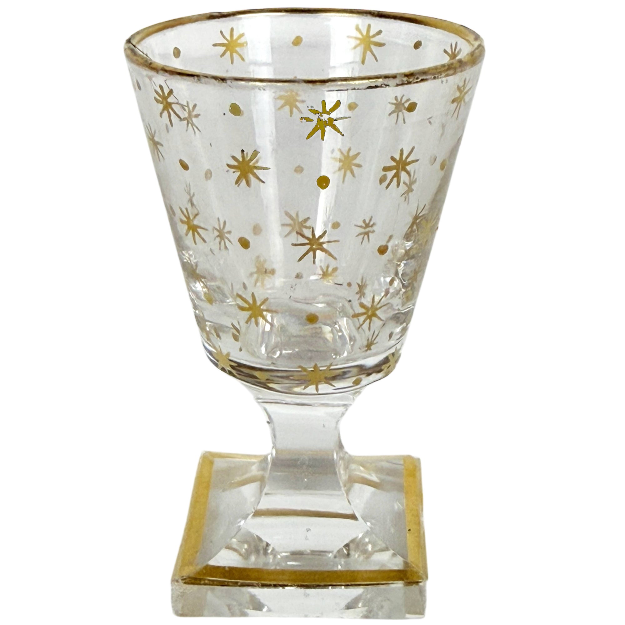 Antique French Glass Tantalus Set Baccarat Crystal Attribution