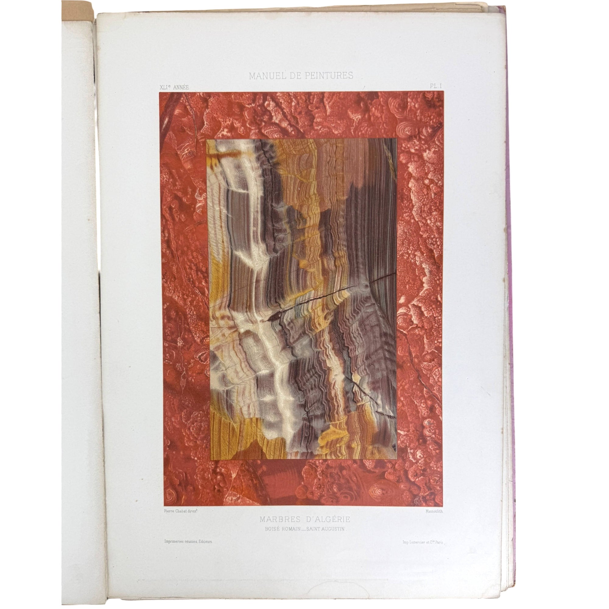 algerian marble antique print