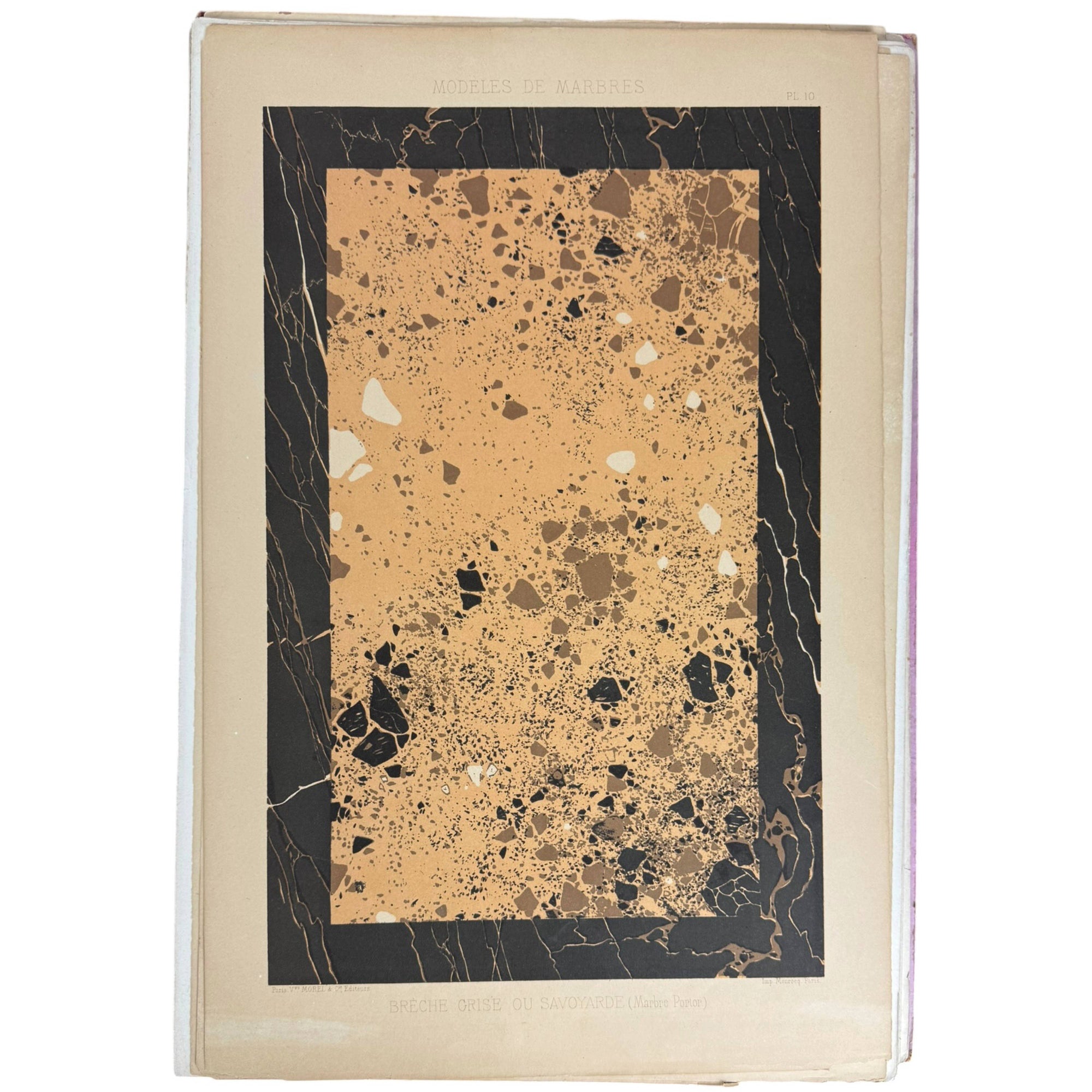 savoyare portor marble antique print