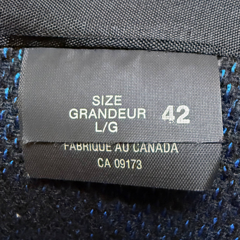 Gabe Omassi size 42 men's suit made in Canada CA 09173