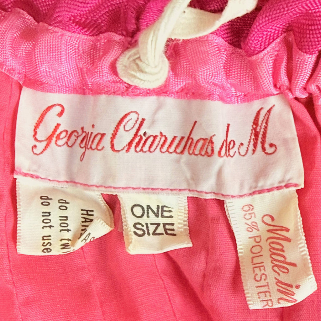 Georgia Charuhas of M label on Mexican dress