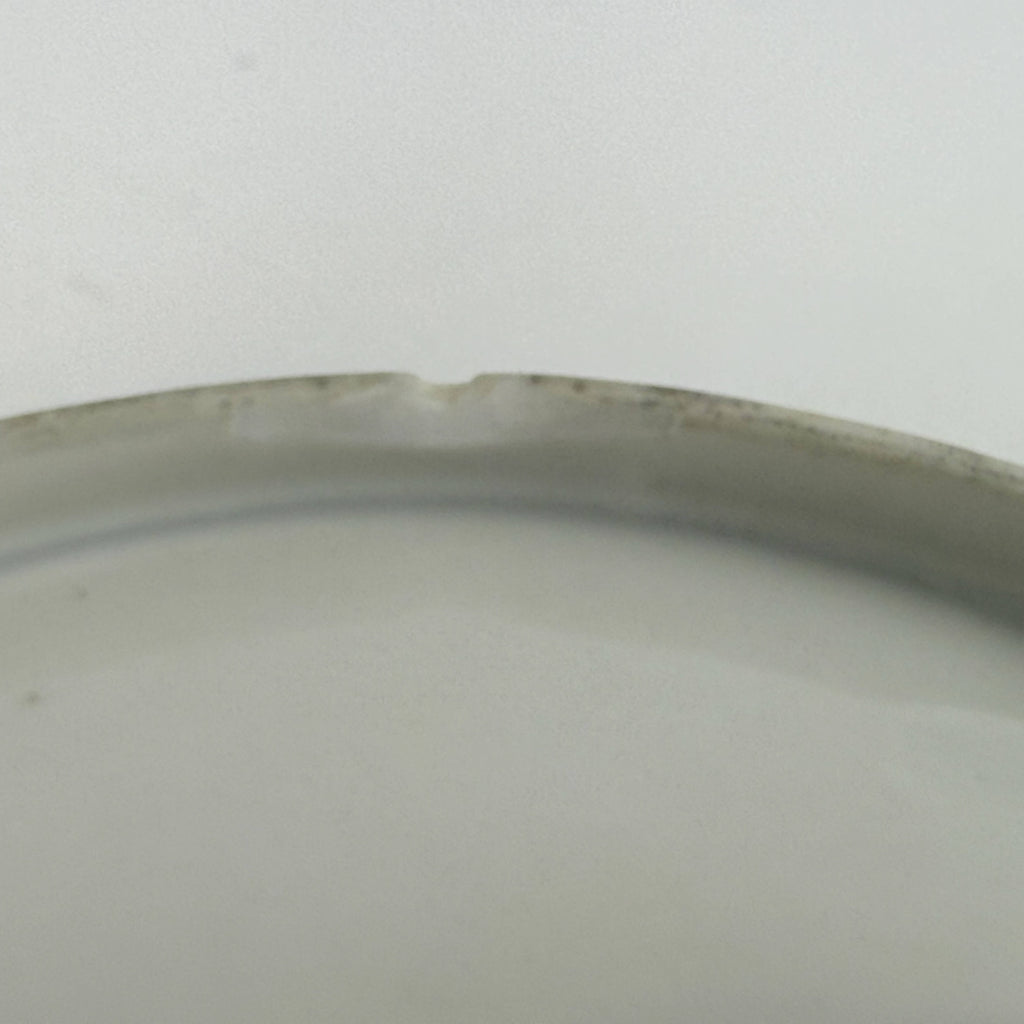 Antique Porcelain Bowl w Roses & Iridescence Germany c 1900