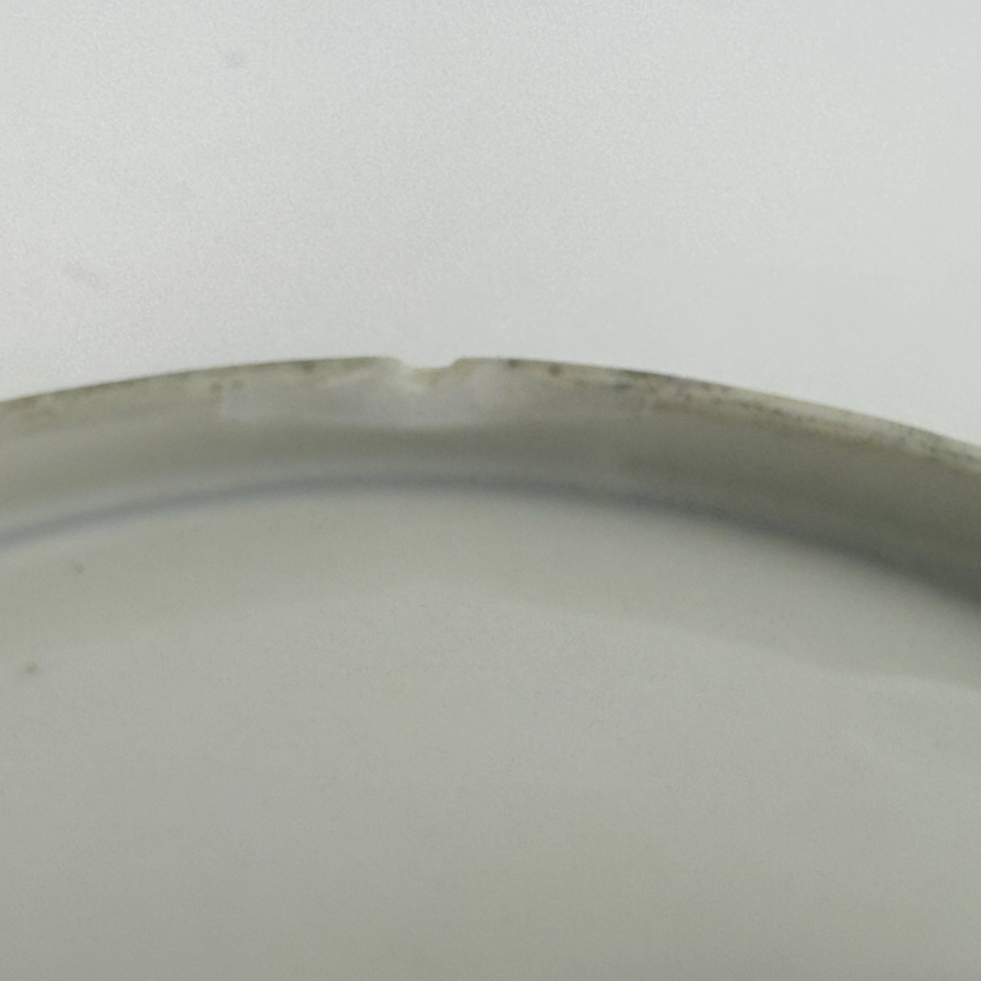 Antique Porcelain Bowl w Roses & Iridescence Germany c 1900