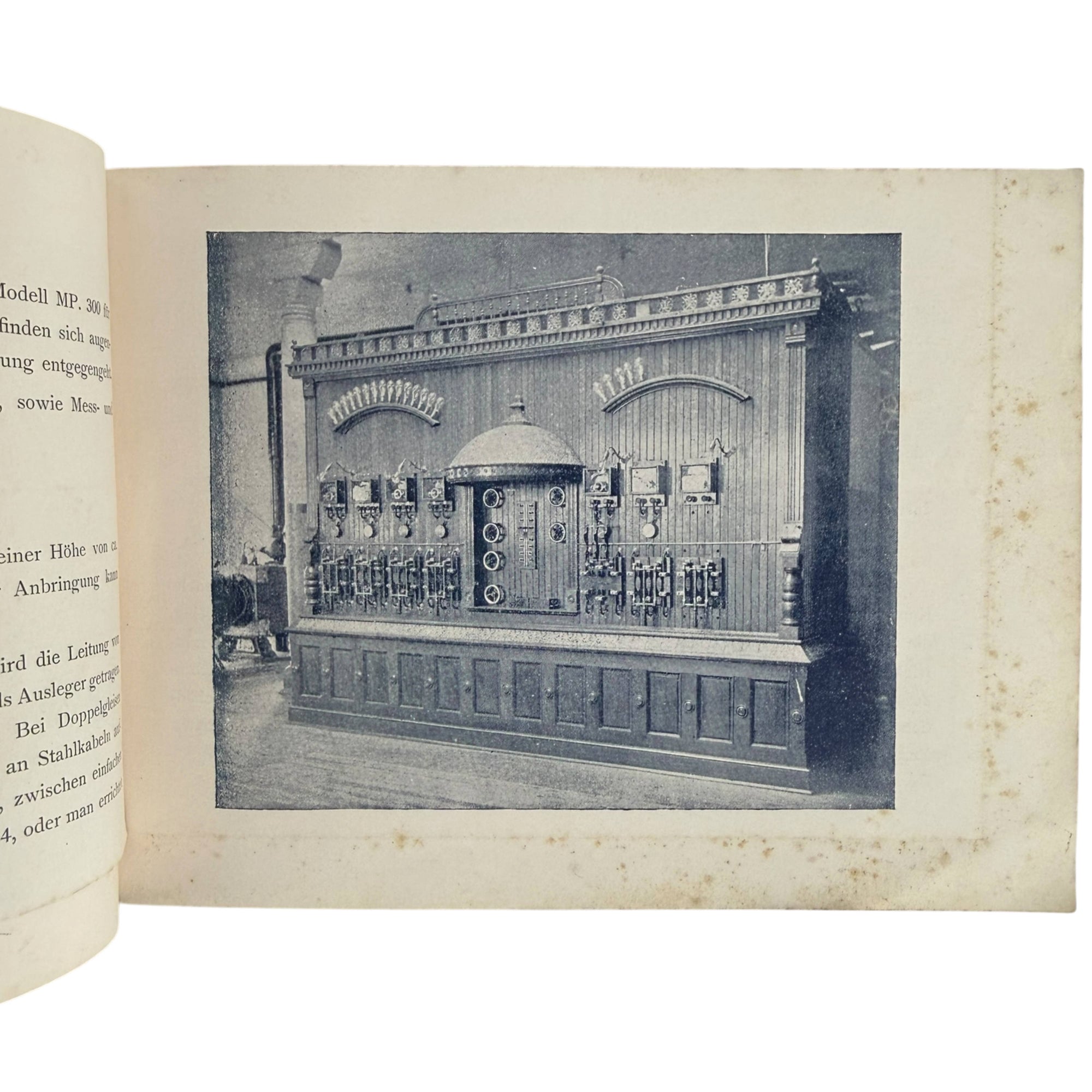 A black-and-white historical printed photograph of an electrical apparatus used as part of the Thomson Houston system for streetcars