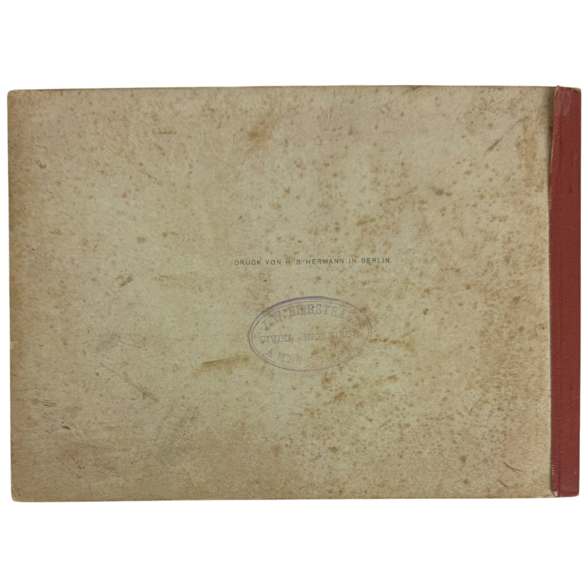 back cover of the Union Elektricitäts-Gesellschaft book about the Thomson-Houston electric traction system