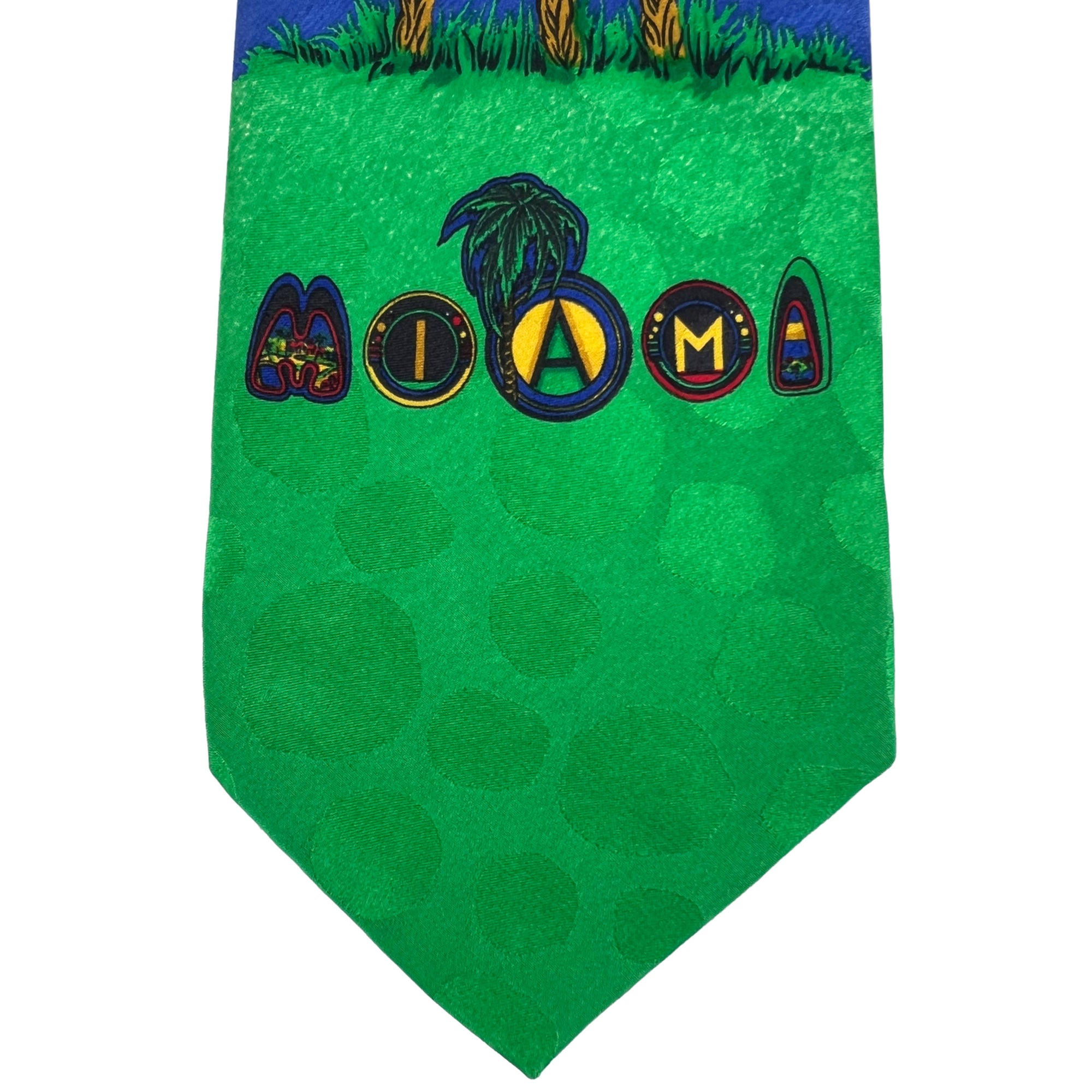  1993 Vintage Gianni Versace Tie Miami Florida Silk Necktie