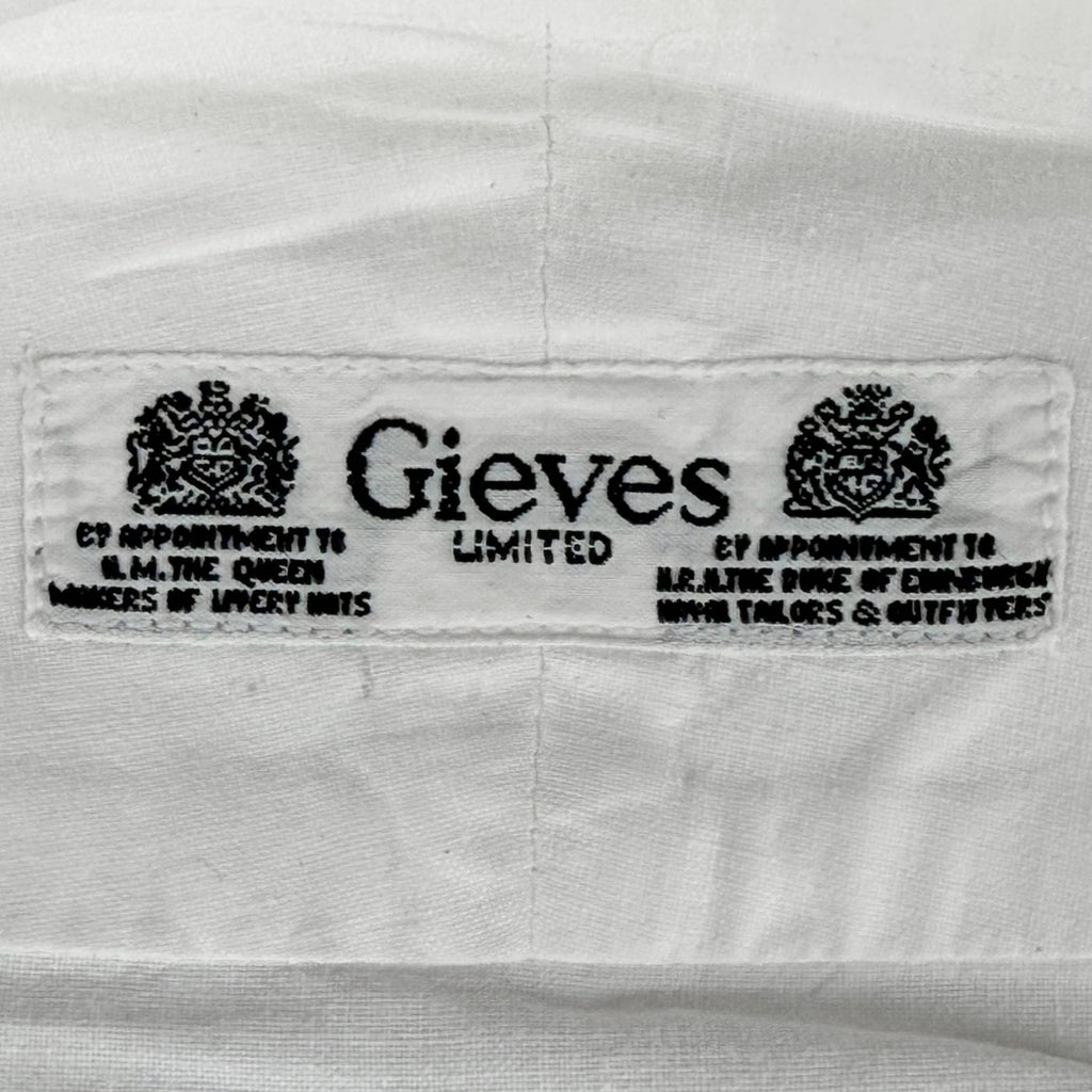 1960s Vintage Gieves Tuxedo Shirt with Bib Front Size M