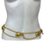 Vintage 1980s Givenchy Gold Toned Chain Belt Fish Tail Links