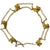 Vintage 1980s Givenchy Gold Toned Chain Belt Fish Tail Links