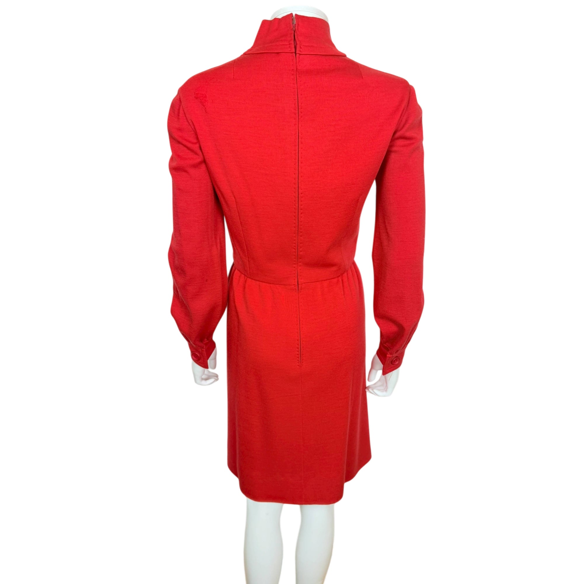 Vintage 1970s Givenchy Dress Nouvelle Boutique Red Knit Size M AS IS – Poppy's Vintage Clothing