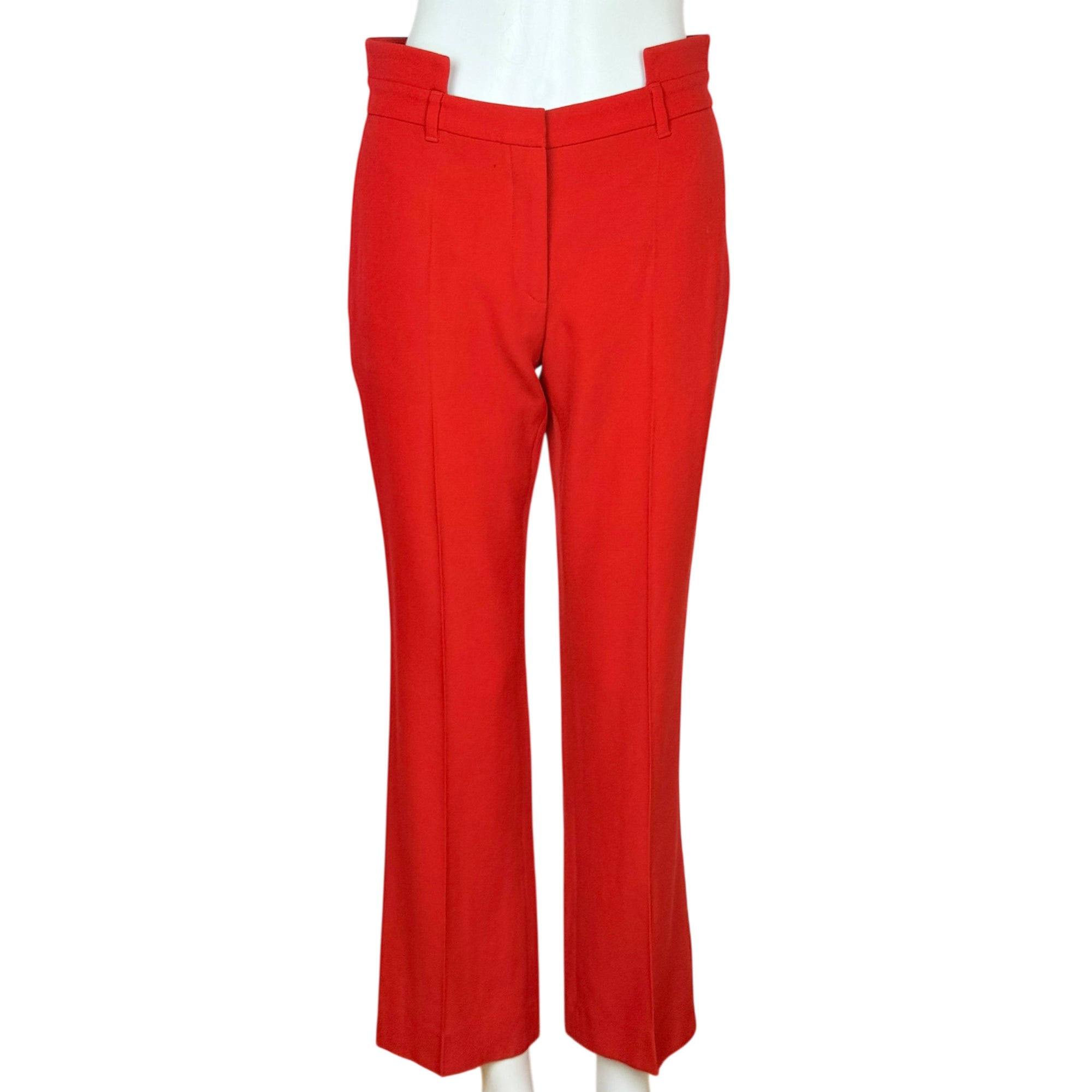 Y2K Givenchy Paris Pants Red Wool Made in Italy Size 38