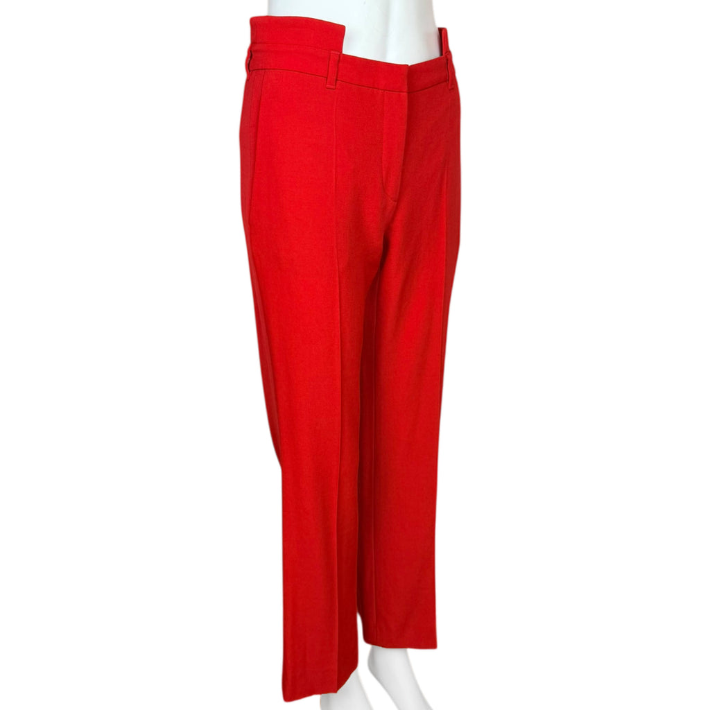 Y2K Givenchy Paris Pants Red Wool Made in Italy Size 38