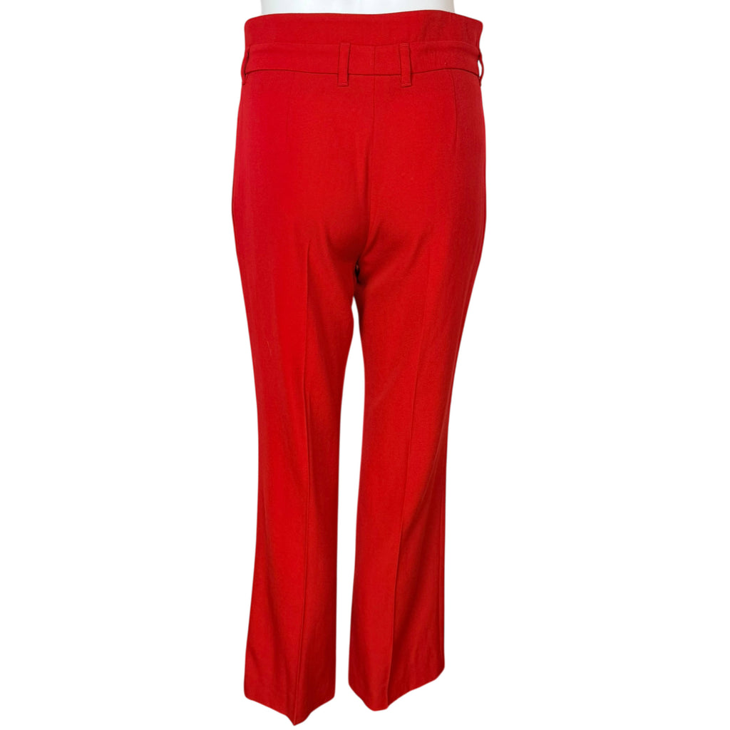 Y2K Givenchy Paris Pants Red Wool Made in Italy Size 38