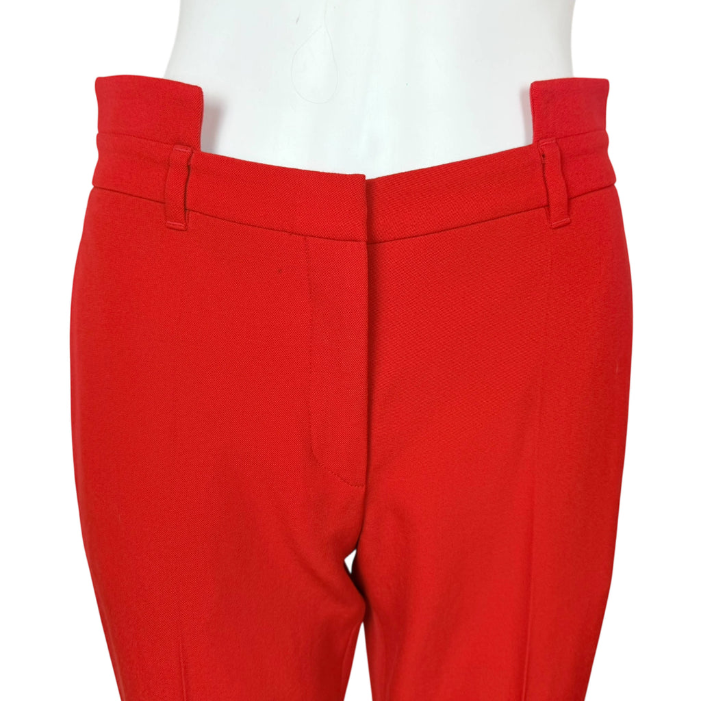 Y2K Givenchy Paris Pants Red Wool Made in Italy Size 38