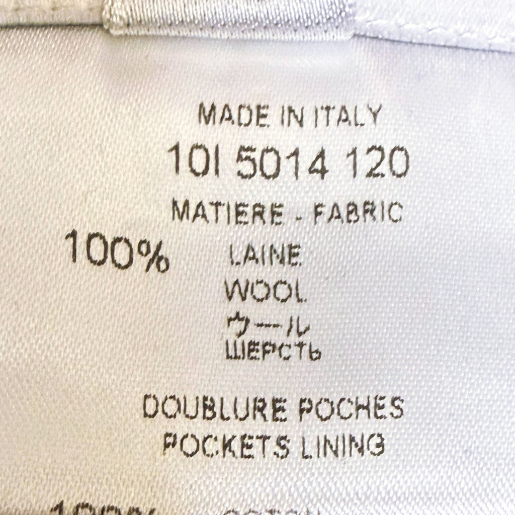 Y2K Givenchy Paris Pants Red Wool Made in Italy Size 38