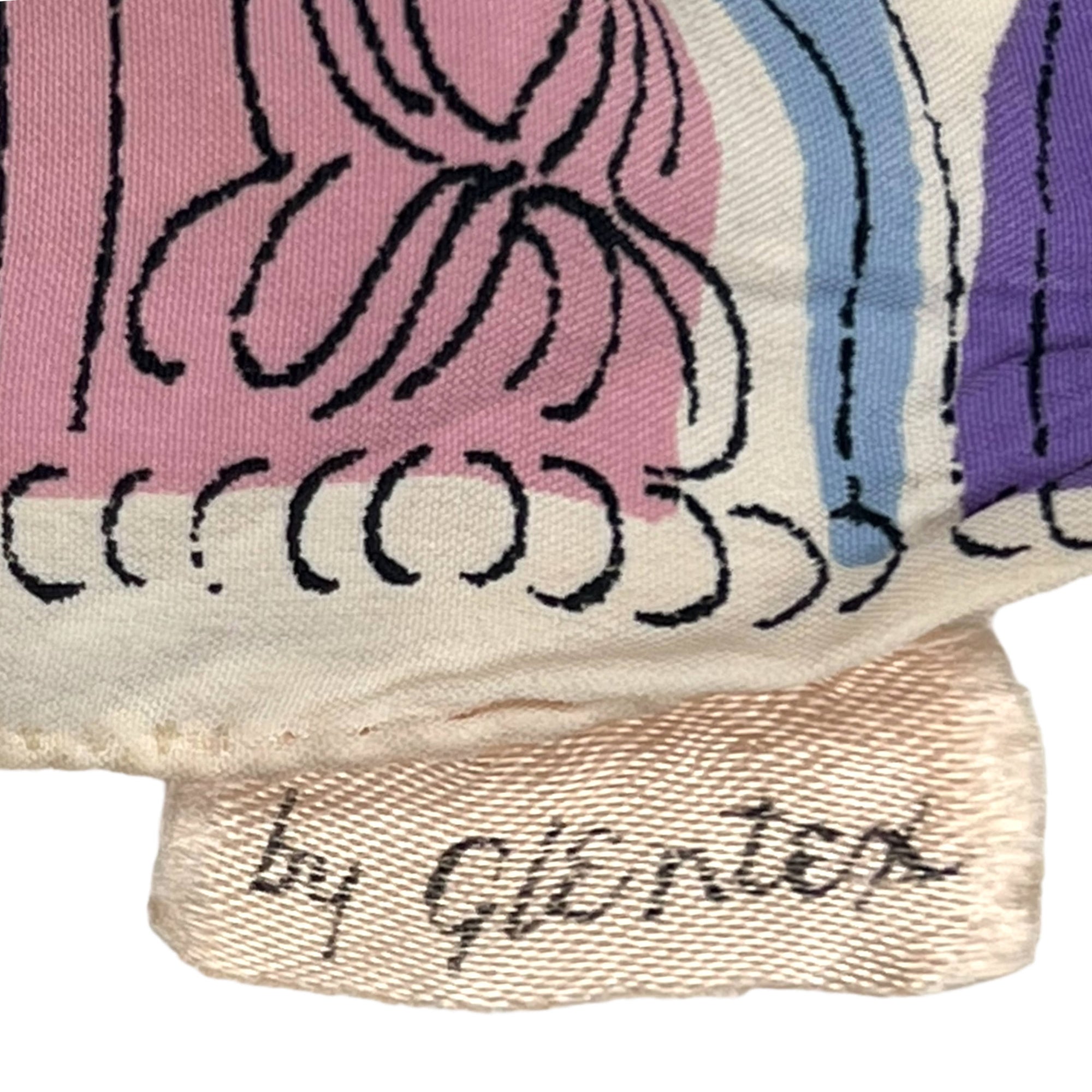 Vintage 1940s Scarf by Glentex 34” Square Honey Fashions