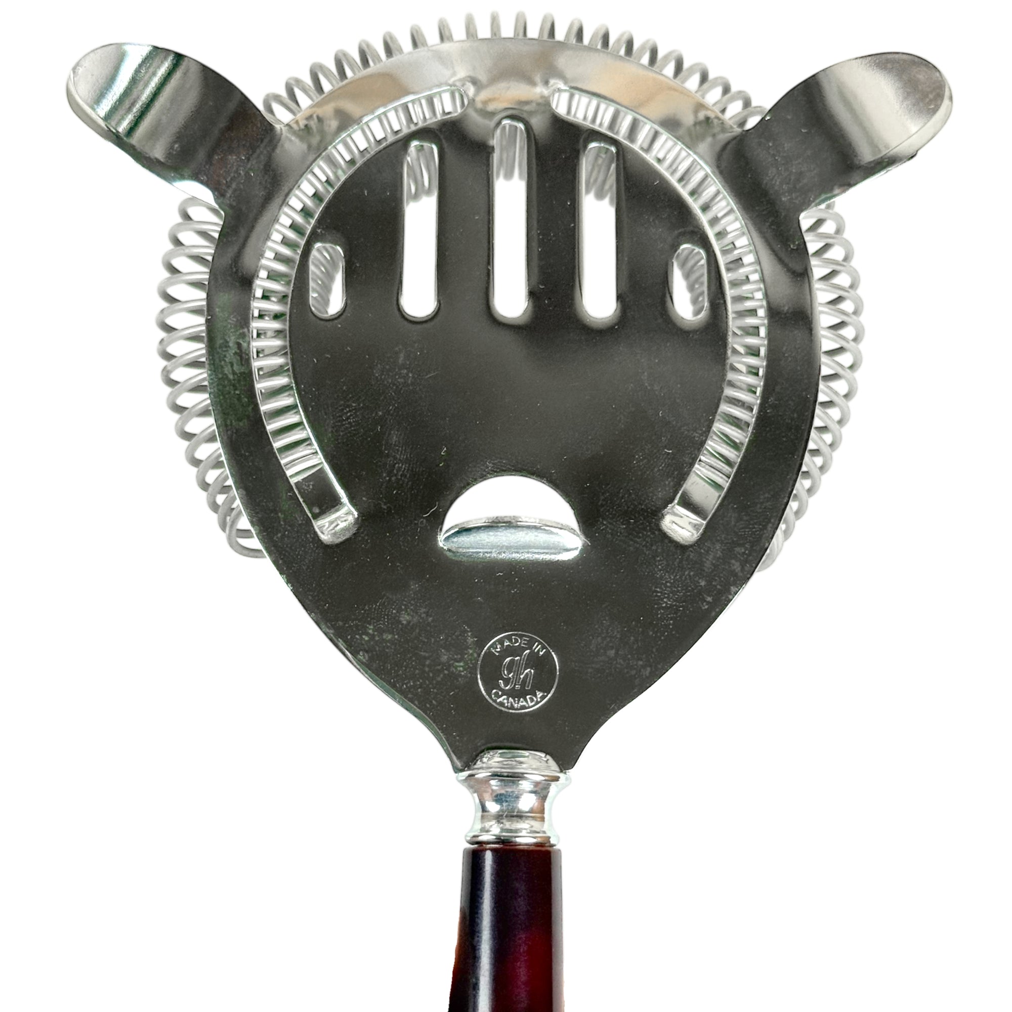 Mid Century Bar Tool Set w Stand Glo-Hill Barmates Red Bakelite & Chrome