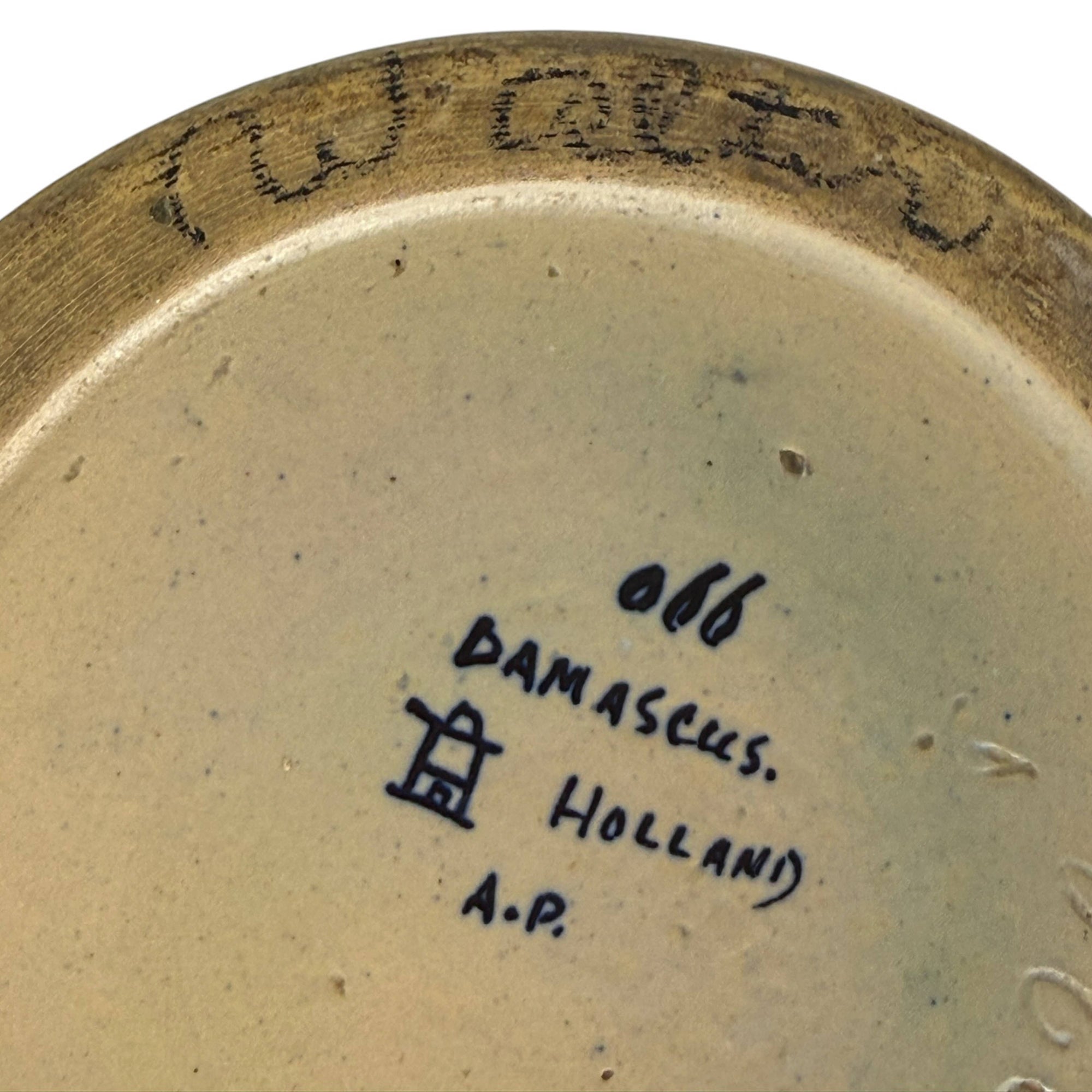 damascus vase marking