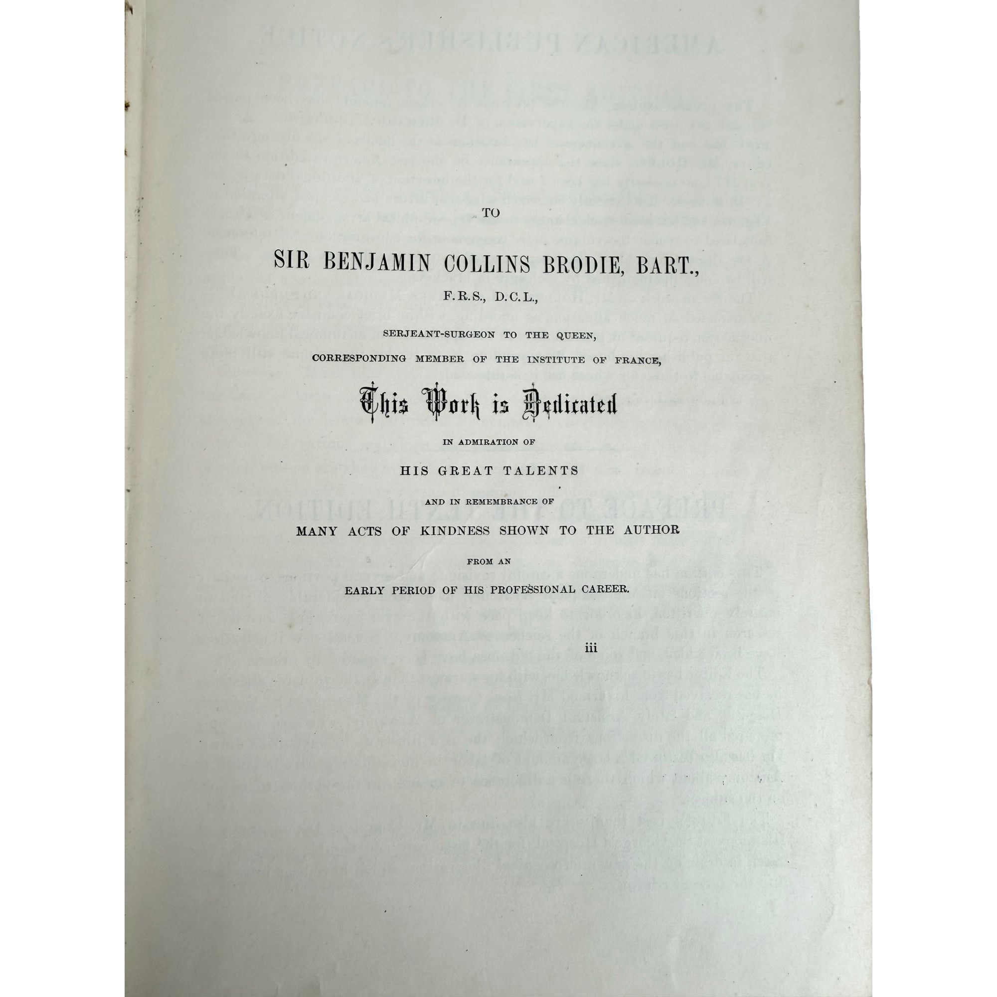 dedication 1883 Gray's Anatomy 
