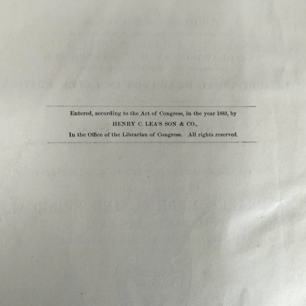 publisher note 1883 Gray's Anatomy 