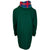 1970s Vintage Duffle Coat Green Wool Blend Simpsons Size 44