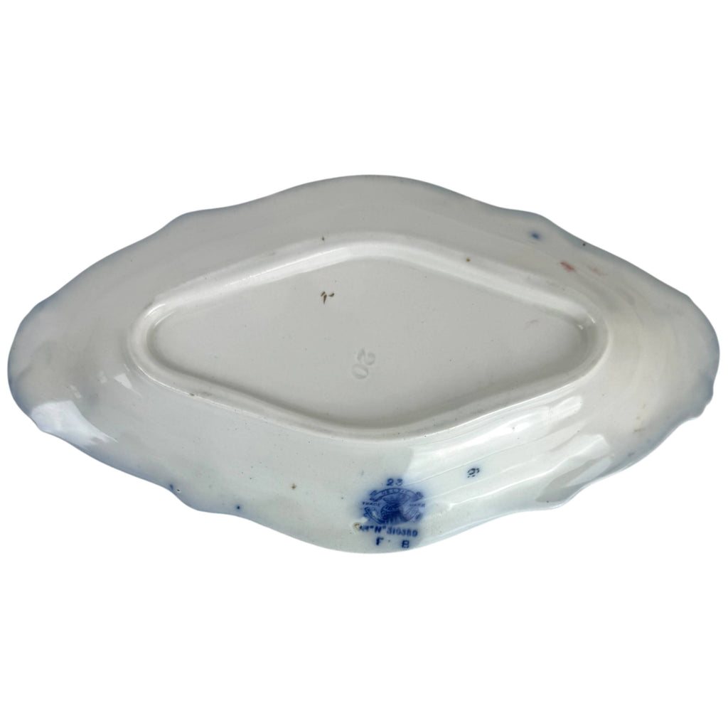 underside of grindley celtic gravy plate