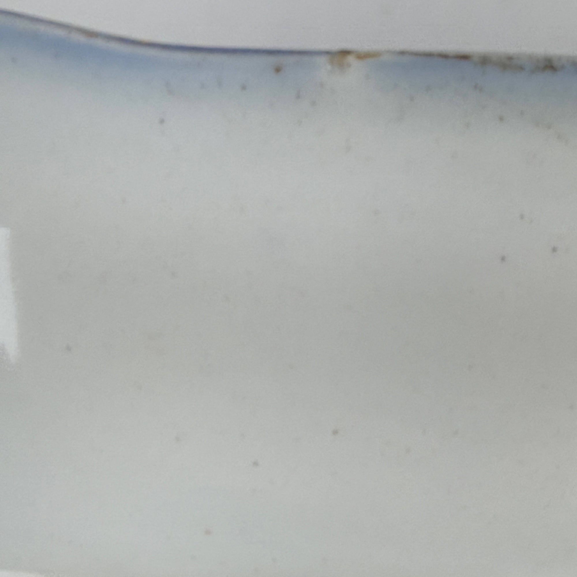 small glaze defect rough spot
