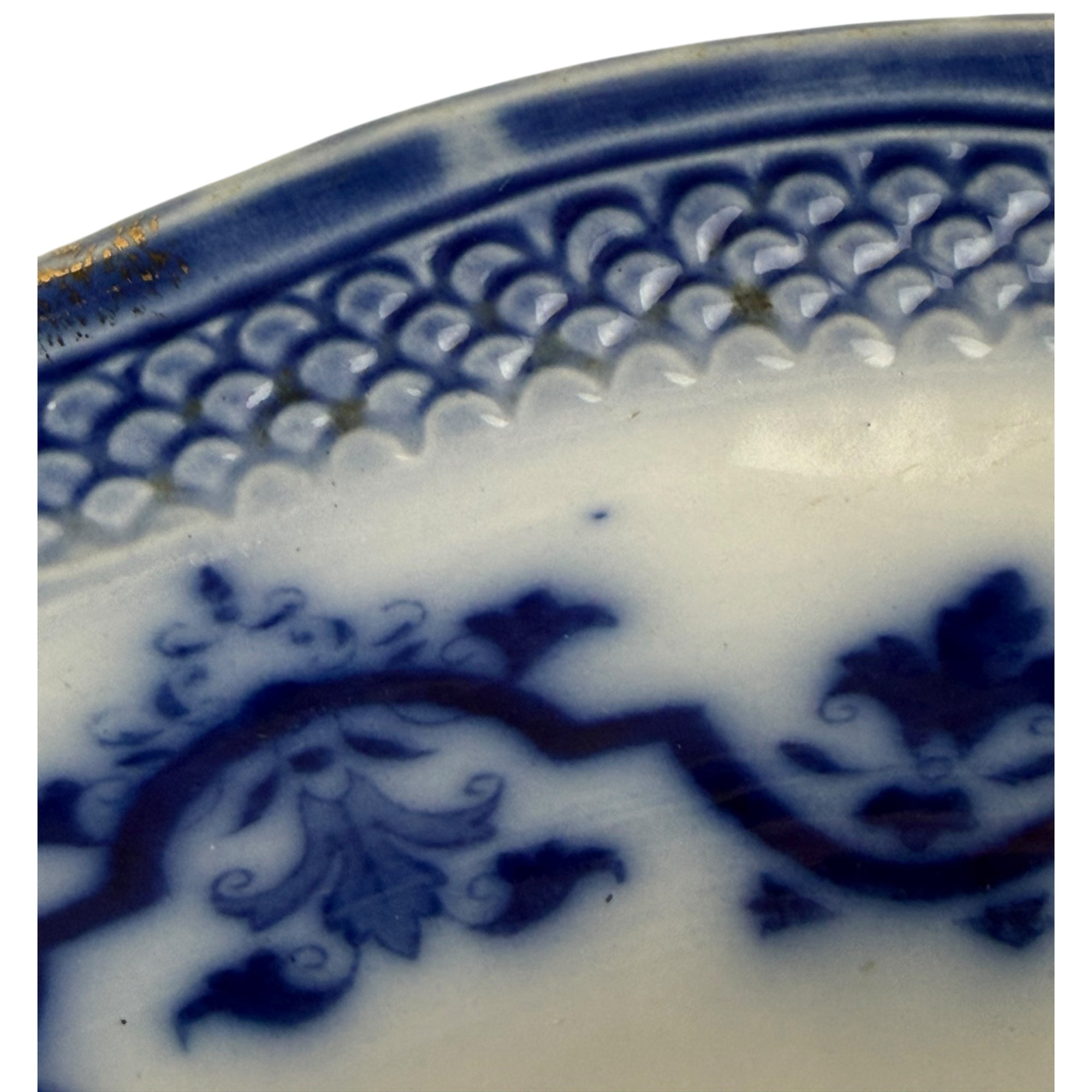 low glaze spot on celtic platter