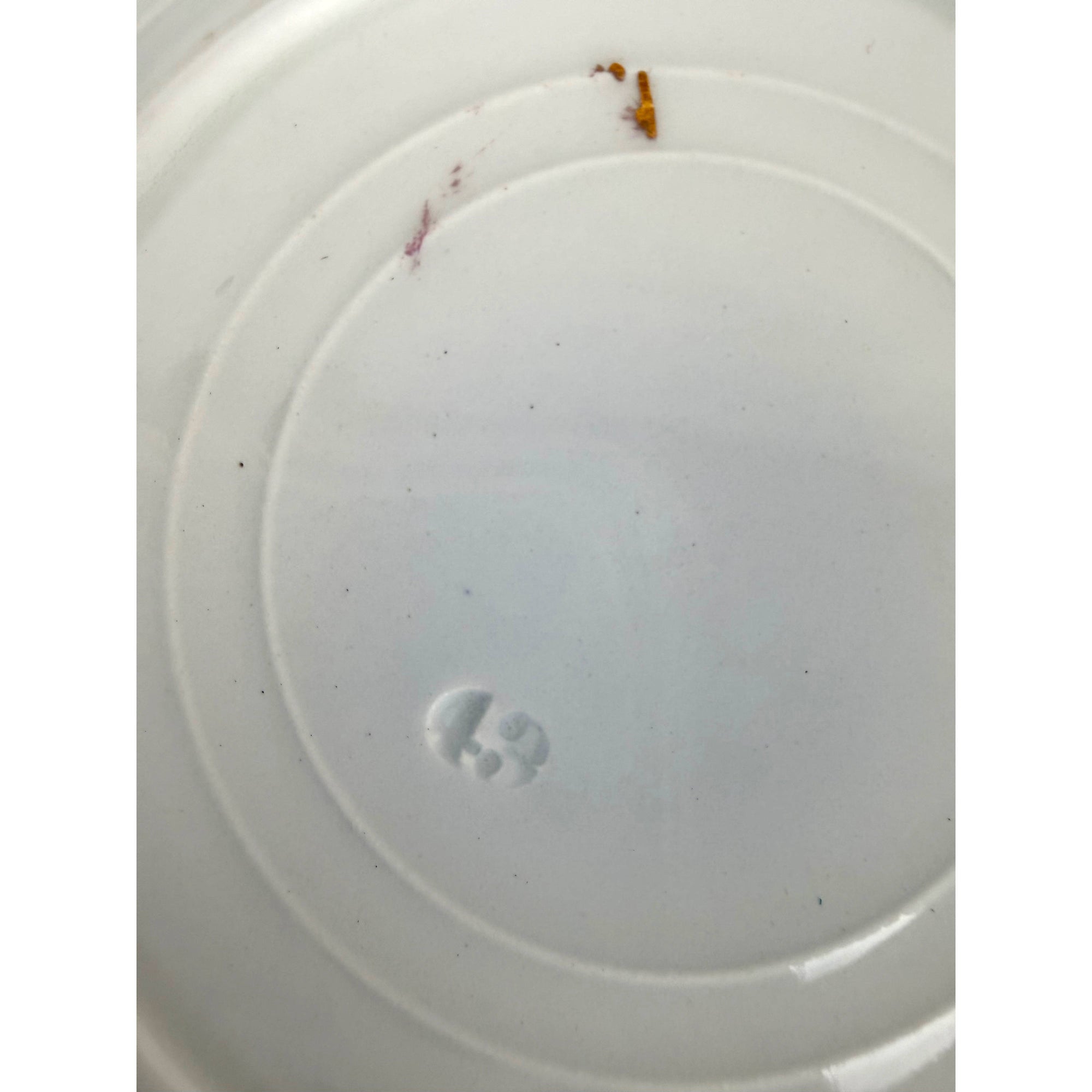 impressed number on victorian china