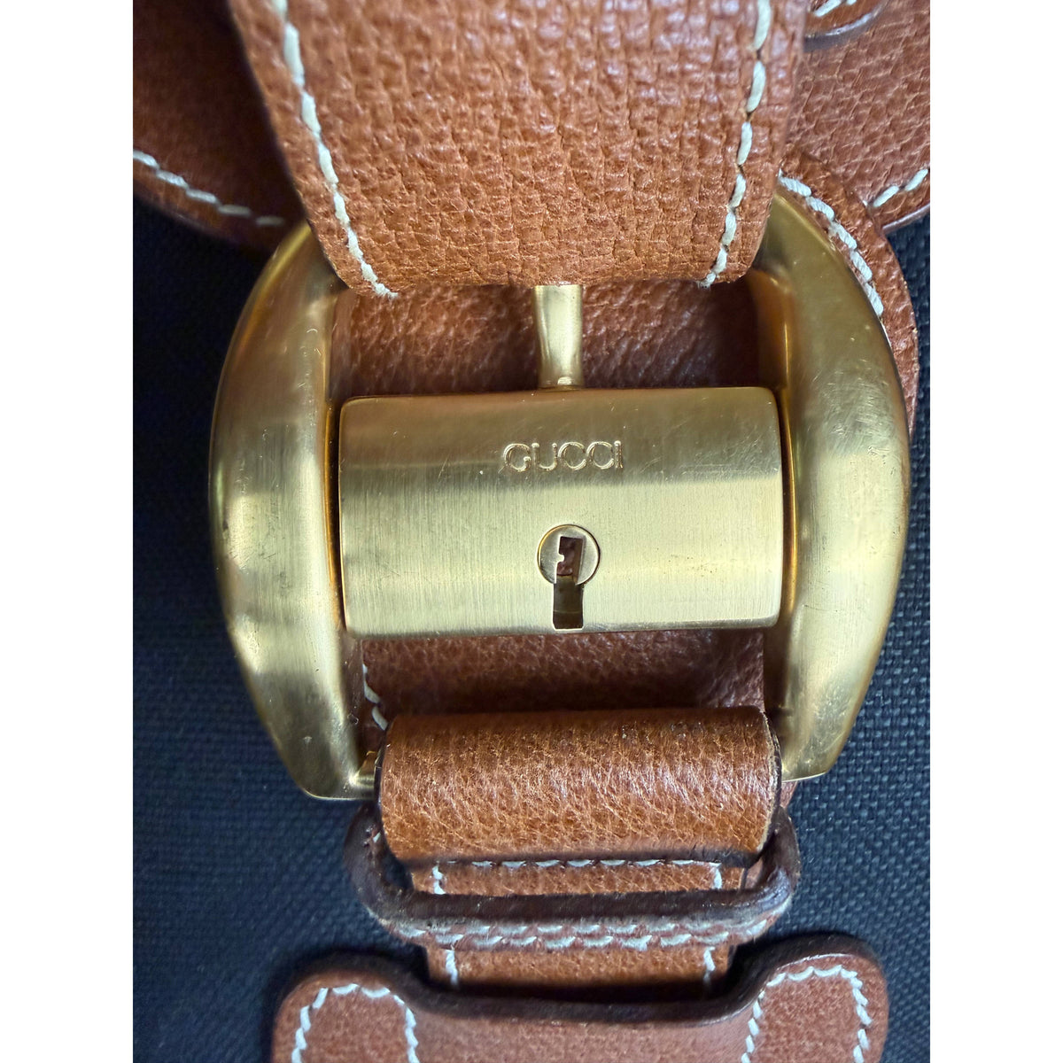 Vintage Gucci locking buckle marked Gucci