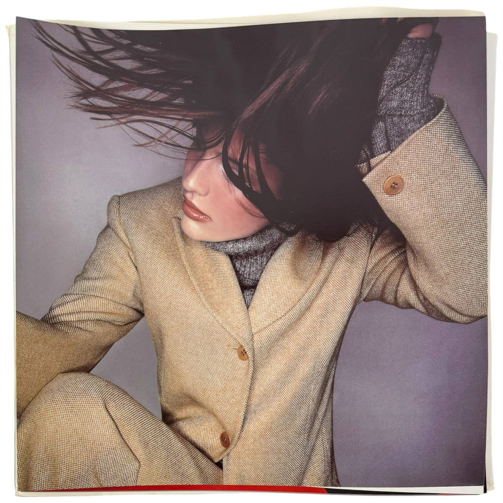 Guy Laroche 1998 women's beige tailored suit fashion photograph